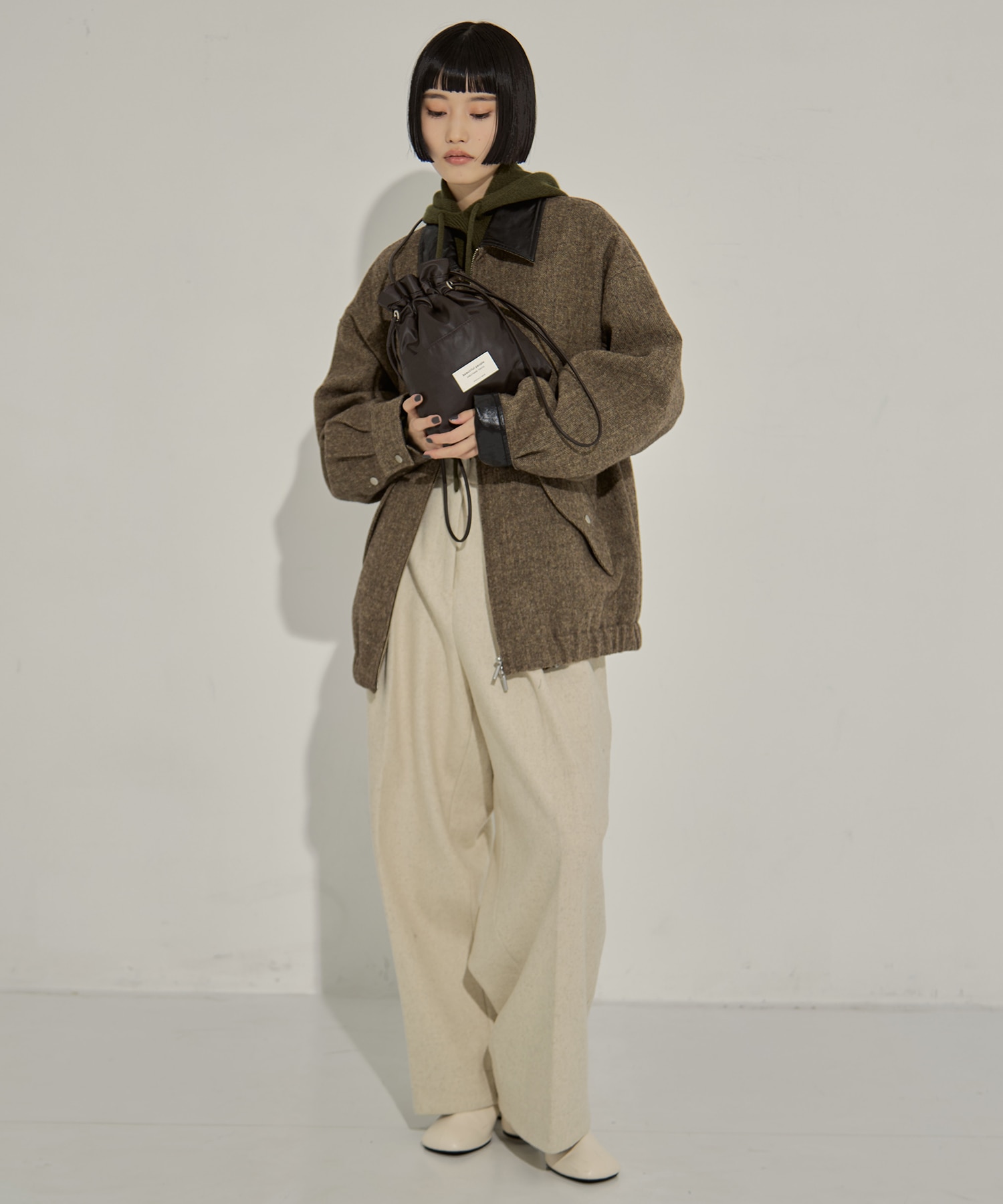 別注2wayショルダー巾着バッグ beautiful people