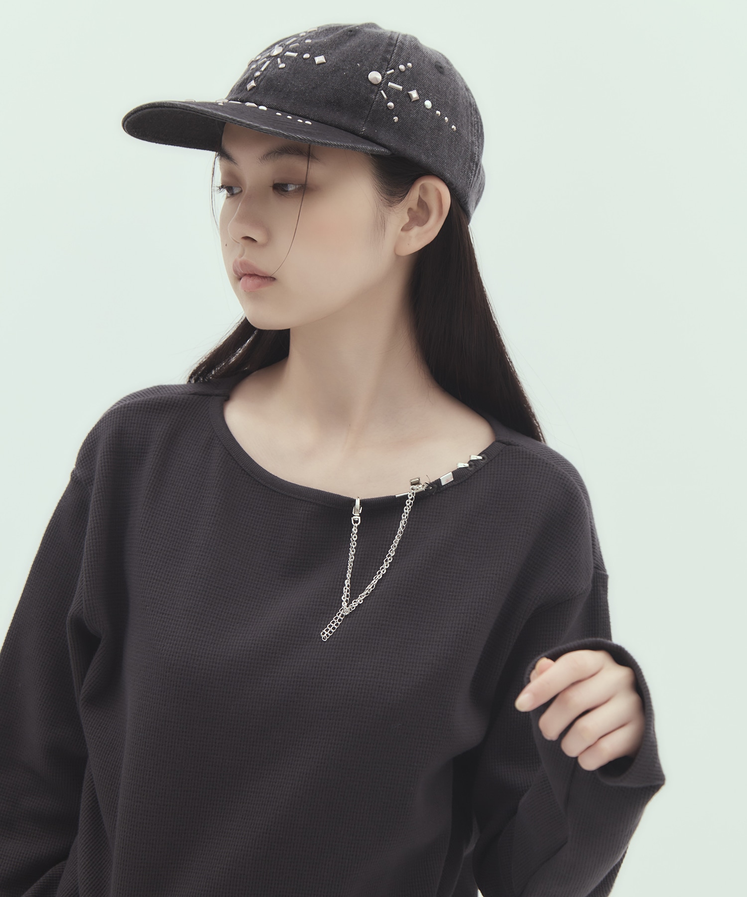 別注silver metal cross cap tanakadaisuke