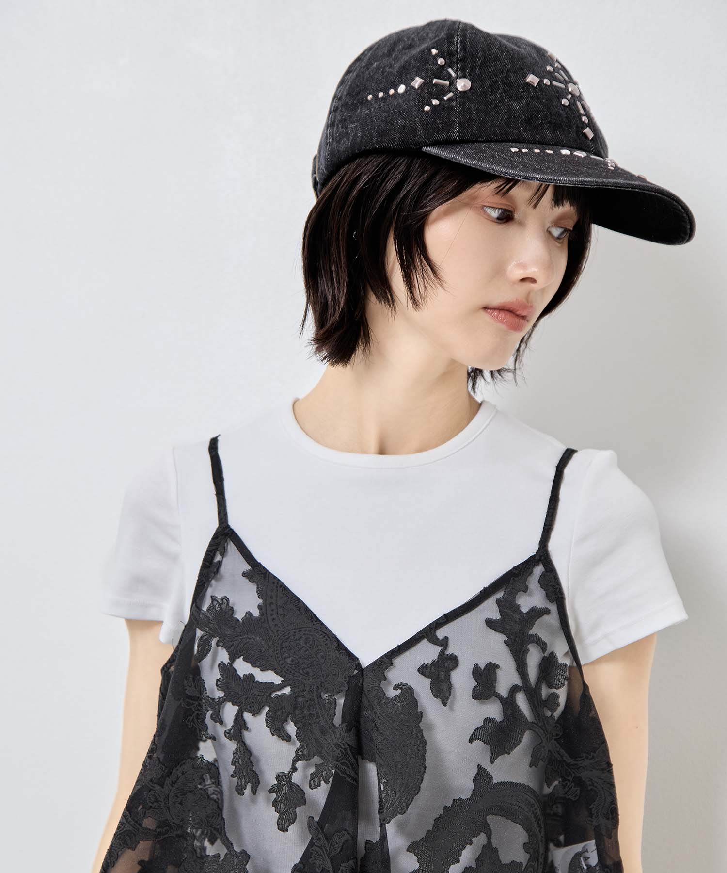 別注silver metal cross cap tanakadaisuke
