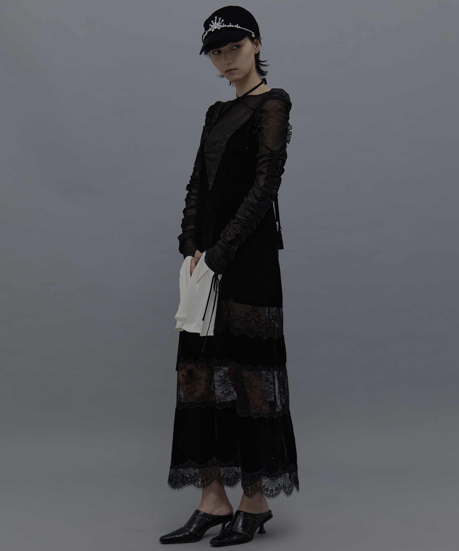 bijou tiara velvet cap tanakadaisuke