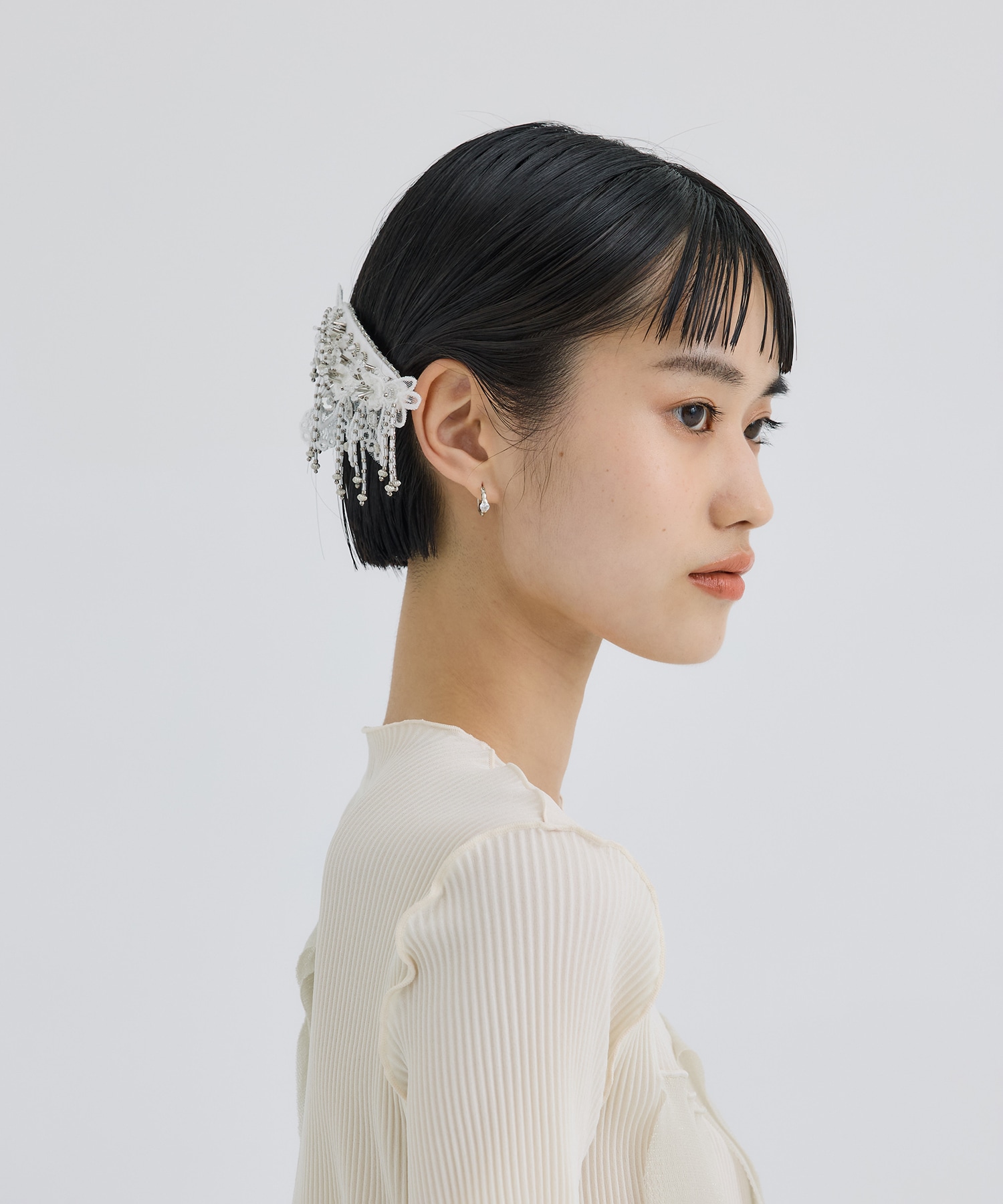 Snow bijou barrette　right tanakadaisuke