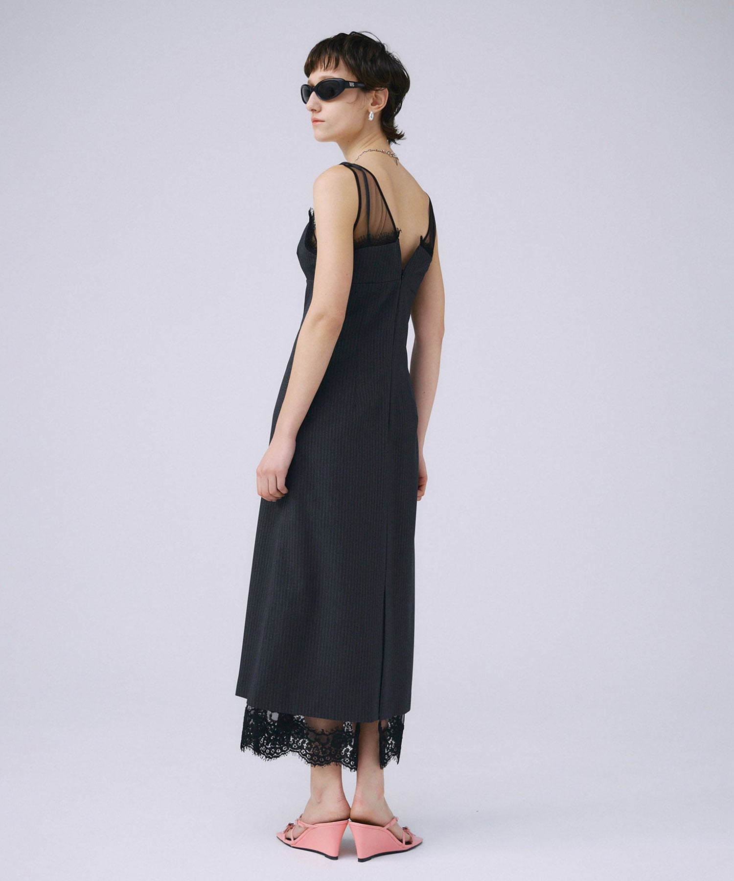 SHEER LAYERED CAMIDRESS JOSEMOON