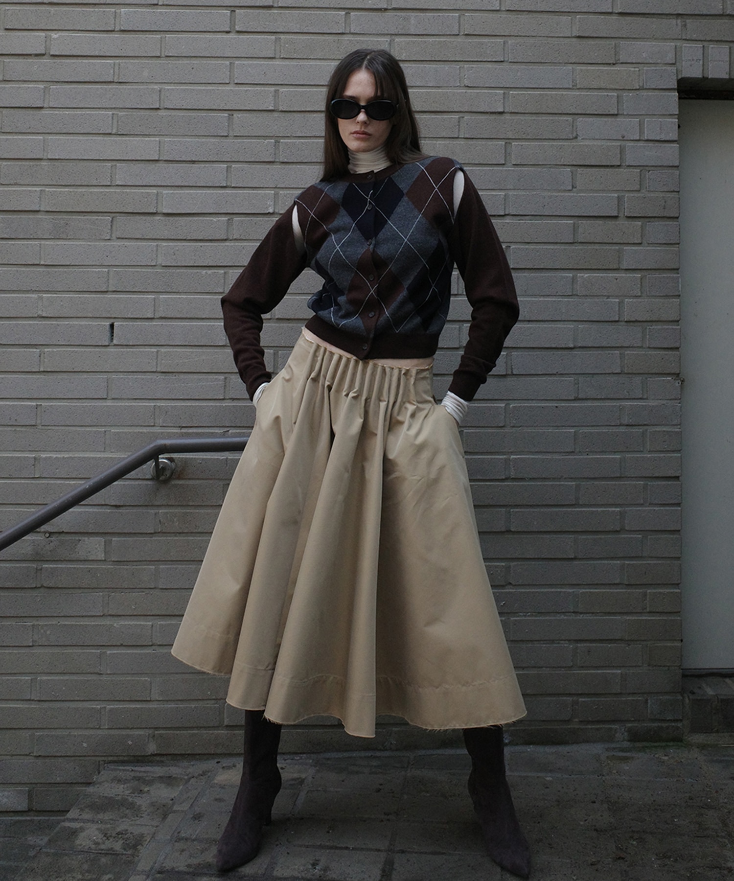 ARRANGE KNIT TOPS CLANE