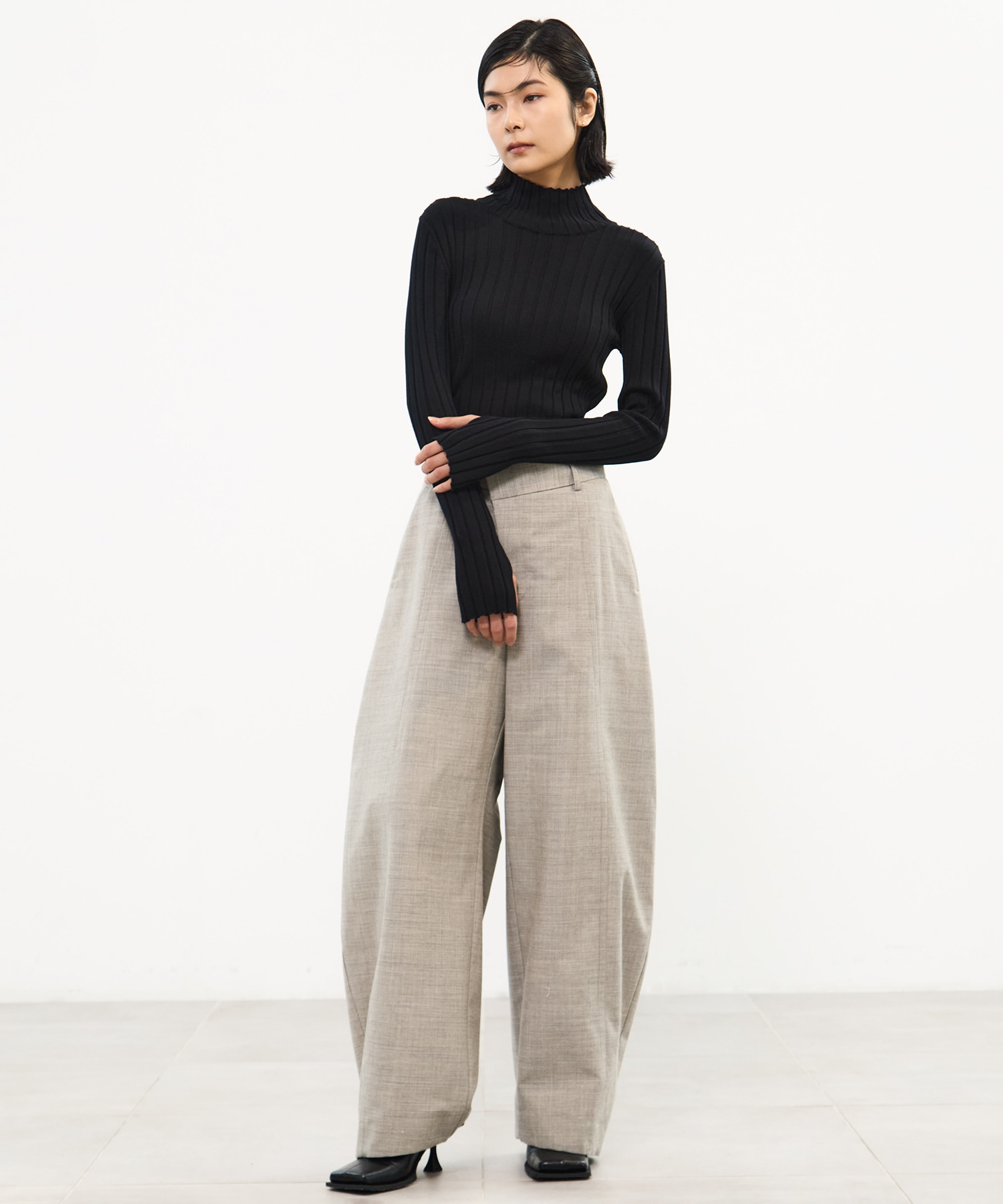 Silk Viscorse Wide Rib KT STUDIOUS