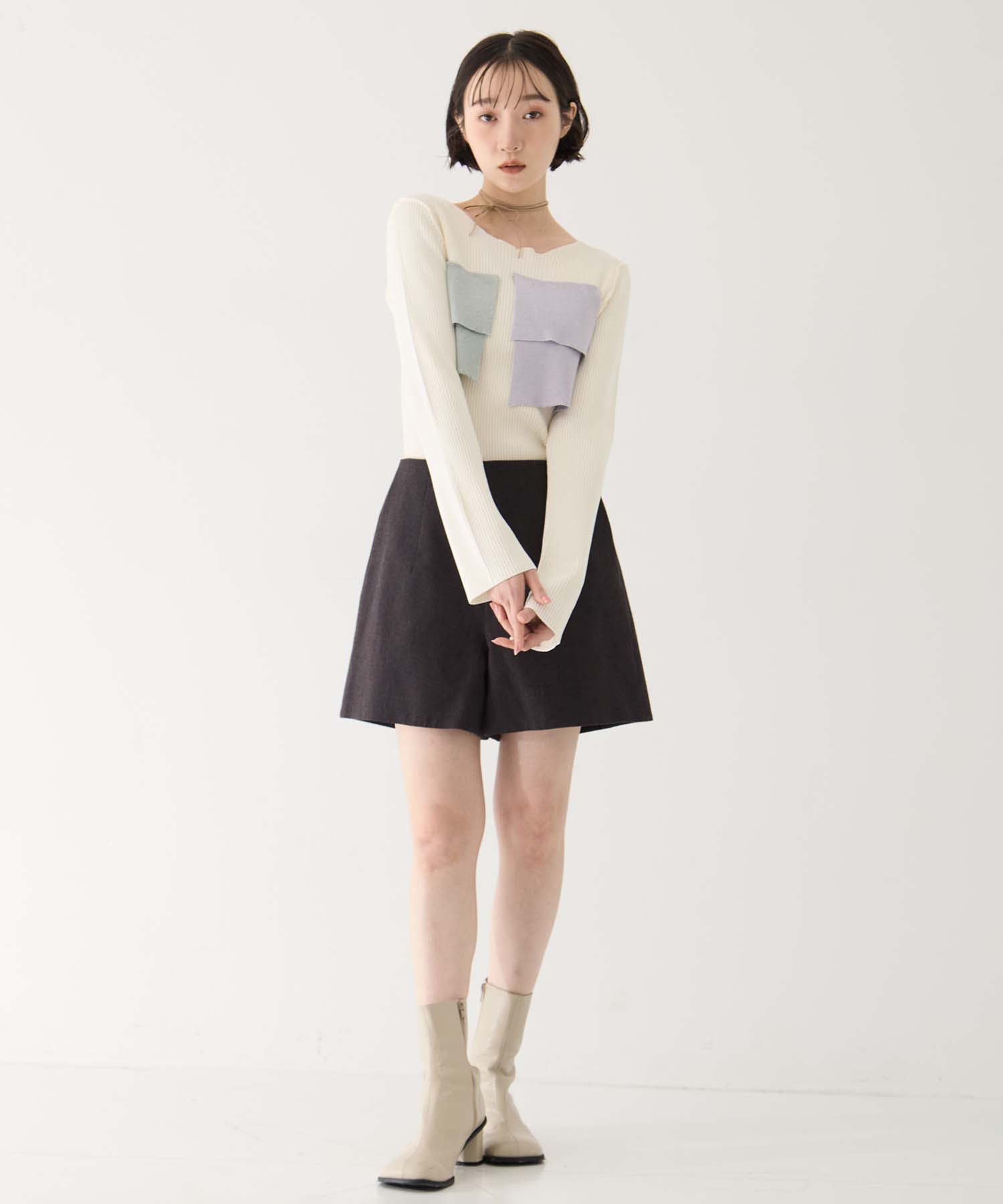 別注CREW NECK RIB KNIT kotohayokozawa