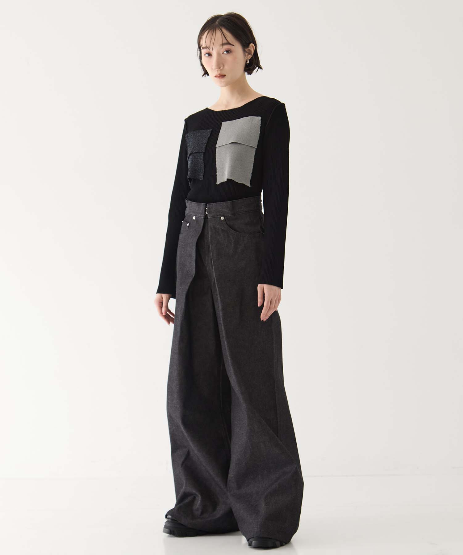 別注CREW NECK RIB KNIT kotohayokozawa