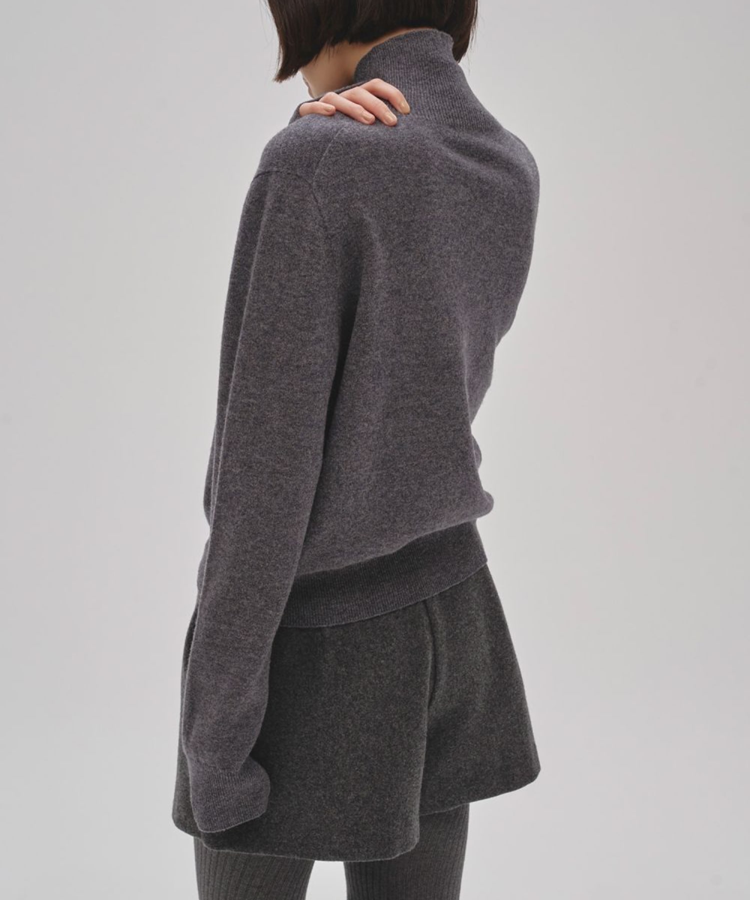 Wool Cashmere Turtle Knit TODAYFUL