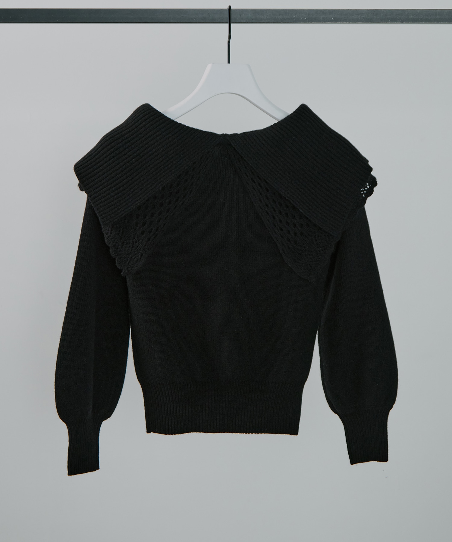 bijou tiara off-shoulder knit tanakadaisuke