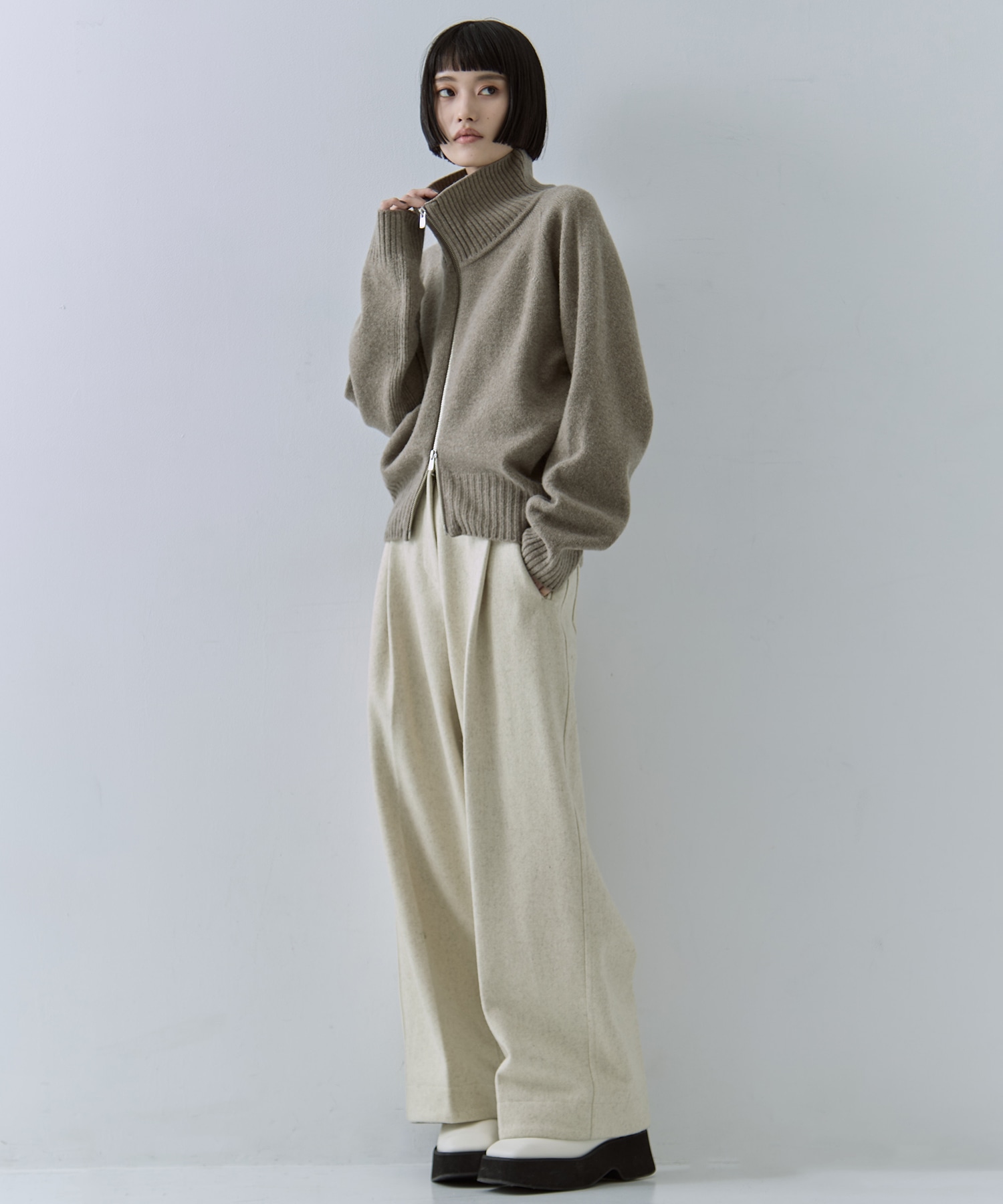 Cashmere Wool Drivers Knit STUDIOUS