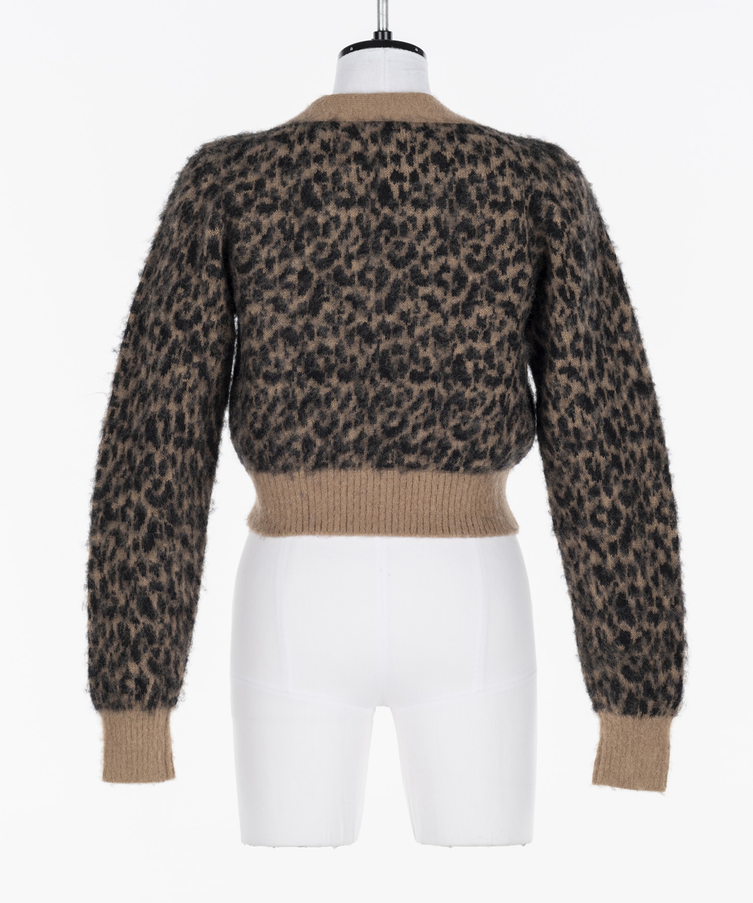 Jacquard-knit V-neck cardigan FETICO