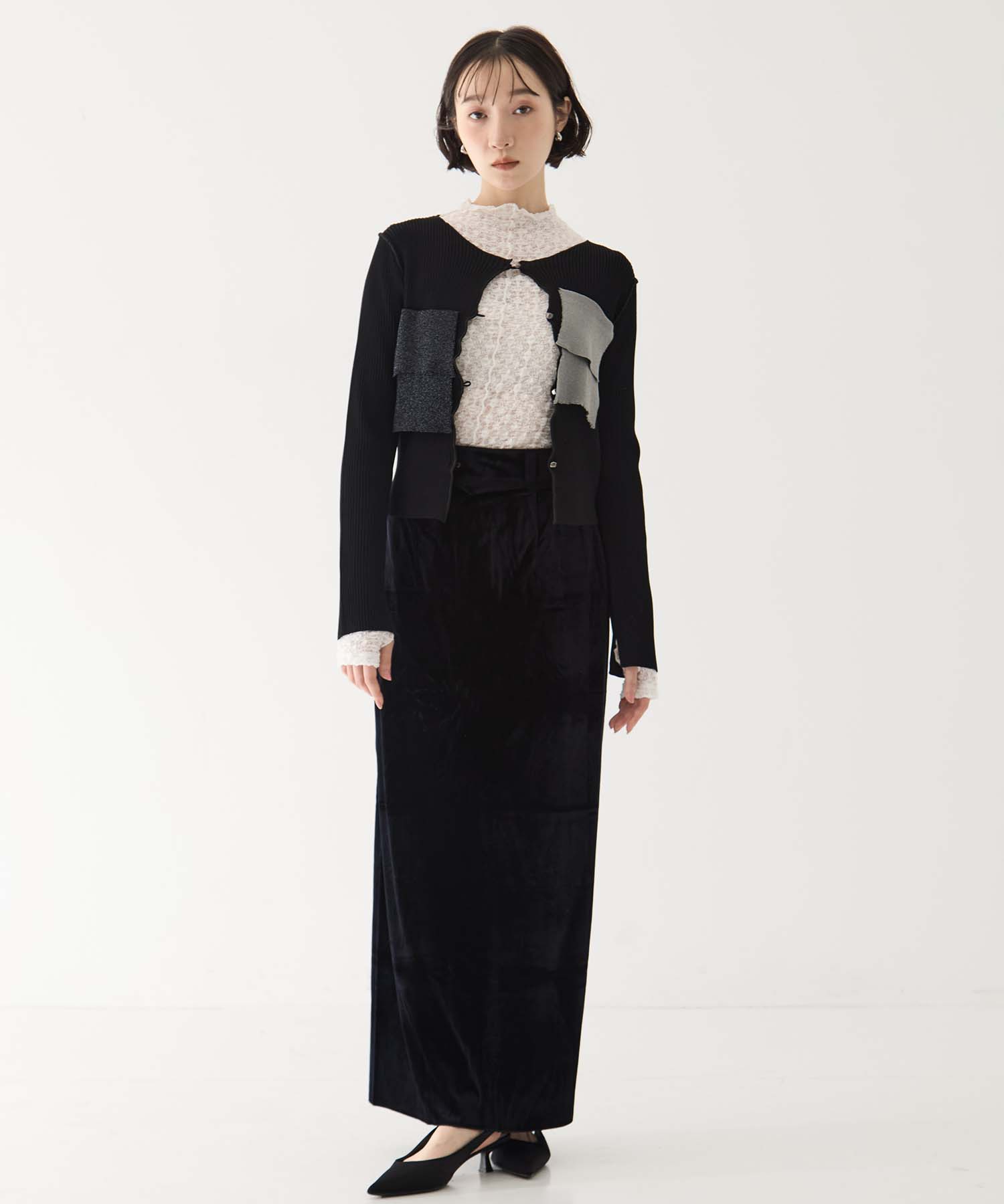 別注 RIB KNIT CARDIGAN kotohayokozawa