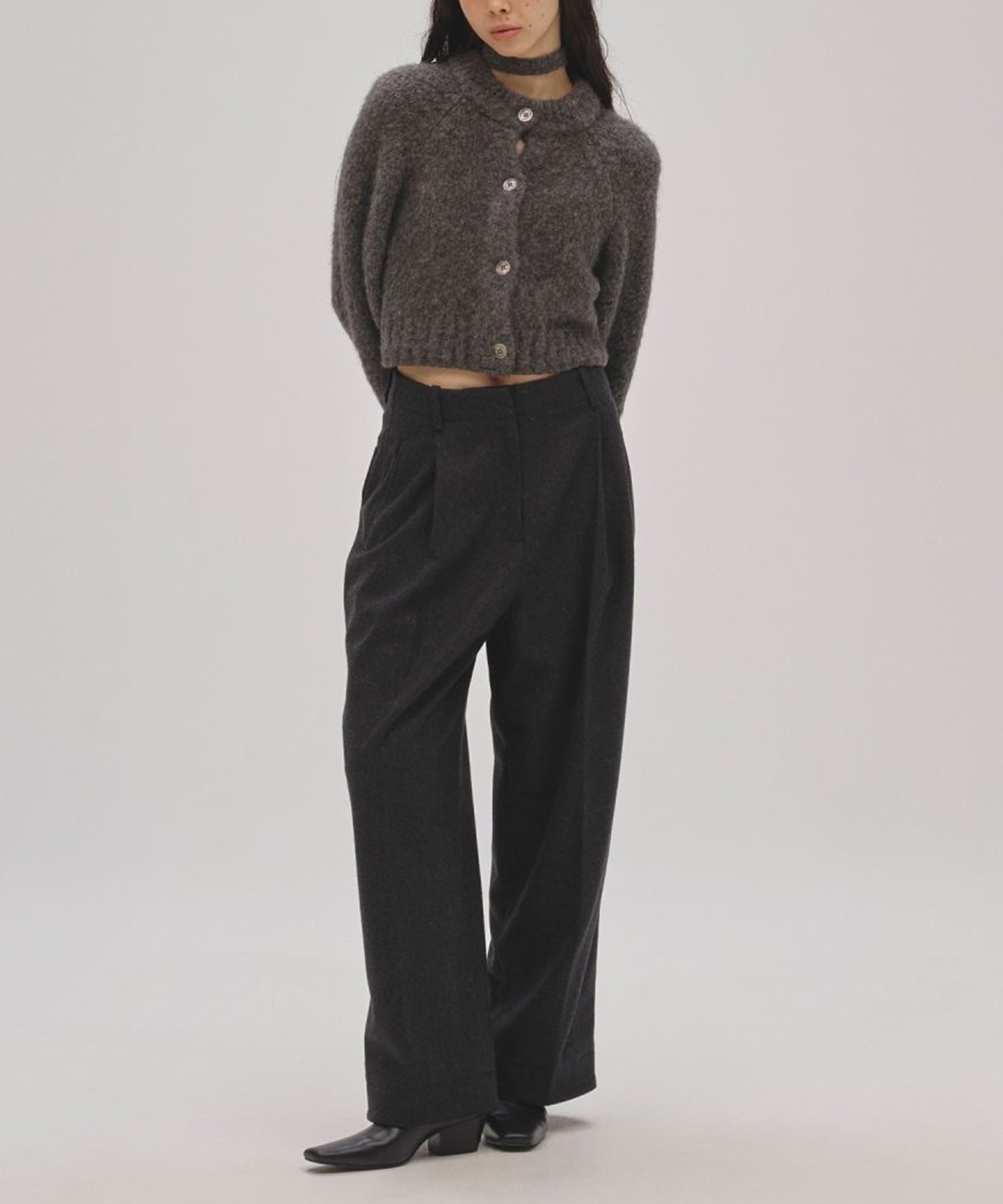 Brashed Knit Cardigan TODAYFUL