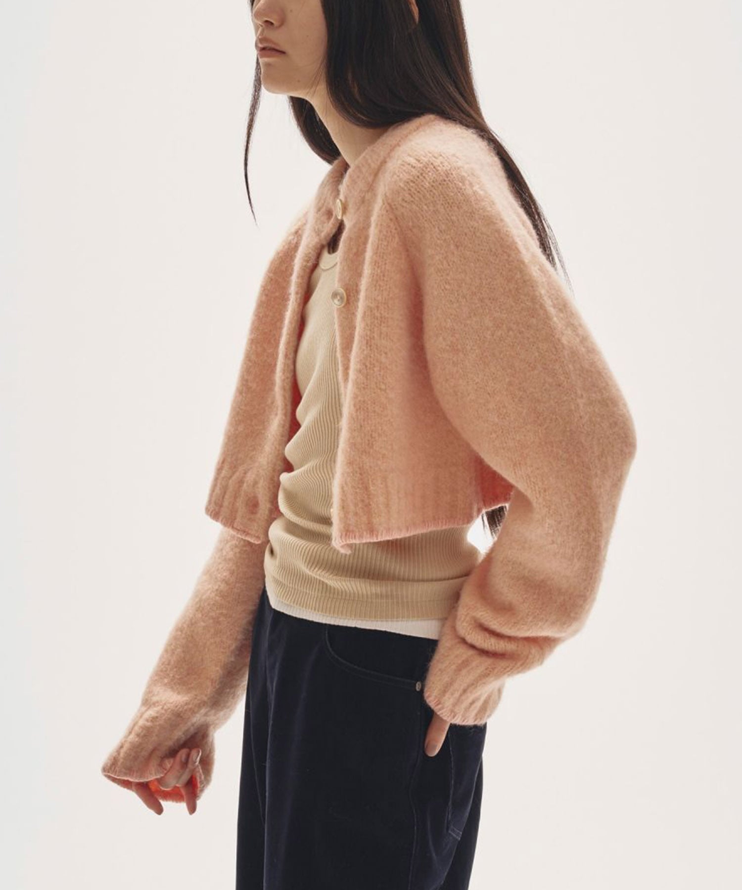 Brashed Knit Cardigan TODAYFUL