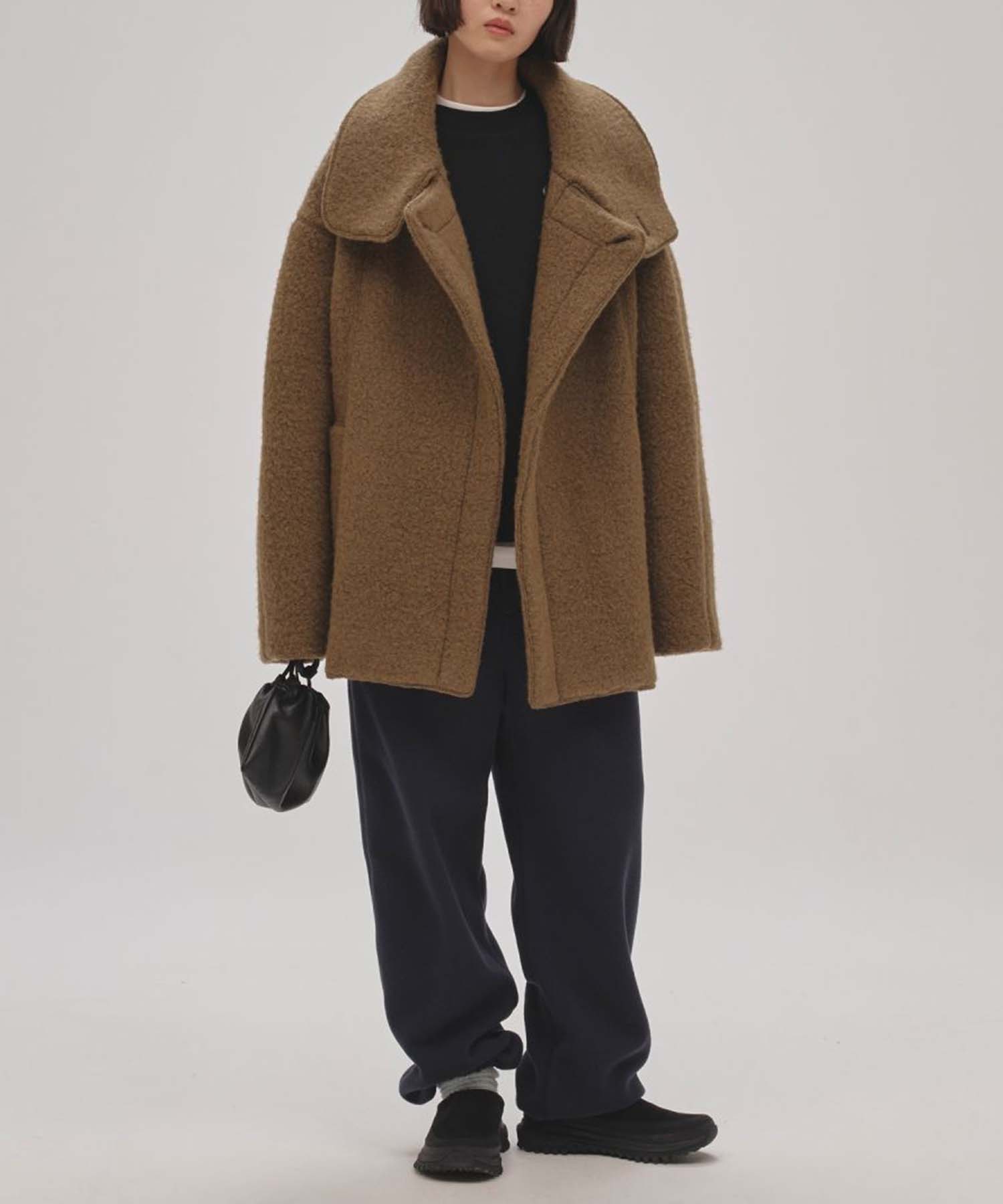 Standcollar Boucle Jacket TODAYFUL