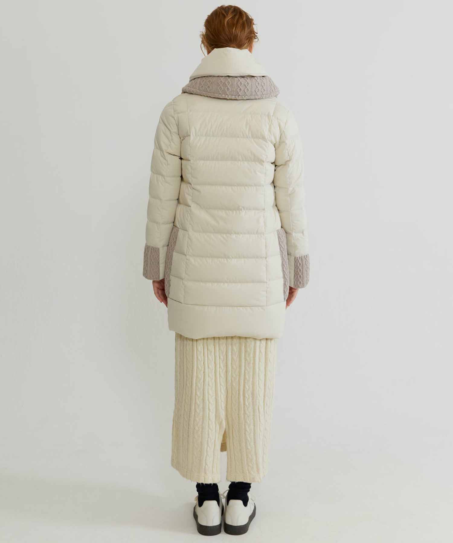 Two Piece Collar Knit Coat YOSOOU