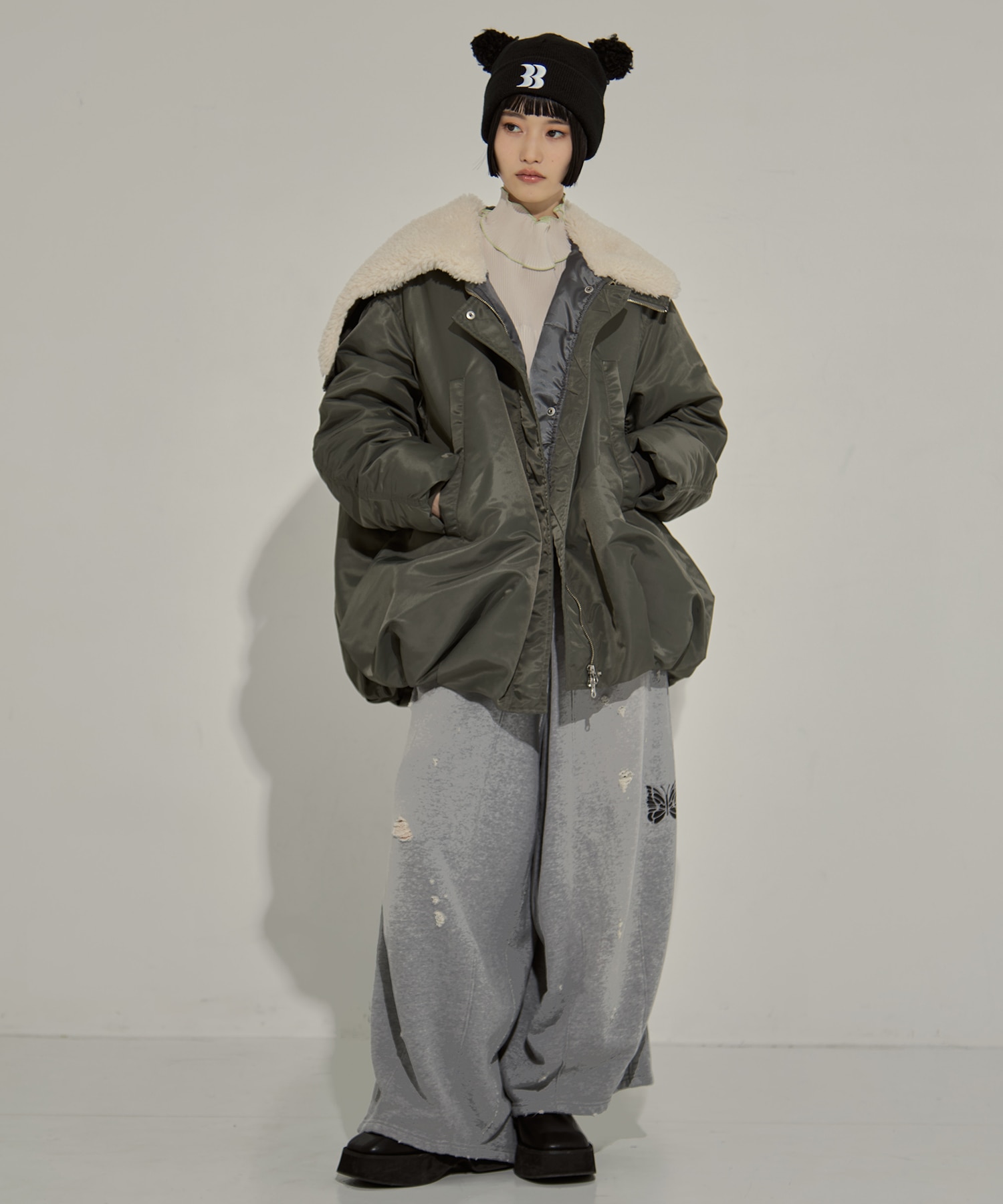 Removable Bear Ear Beanie BASICKS