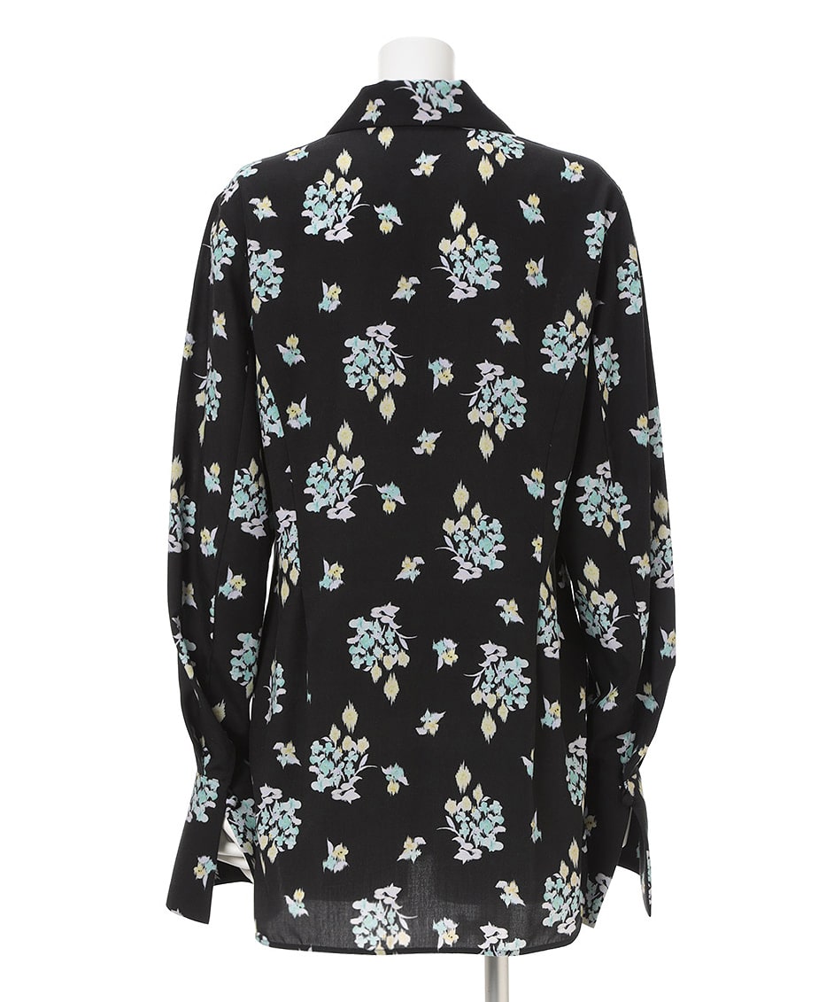 Floral Motif Printed Shirt Mame Kurogouchi