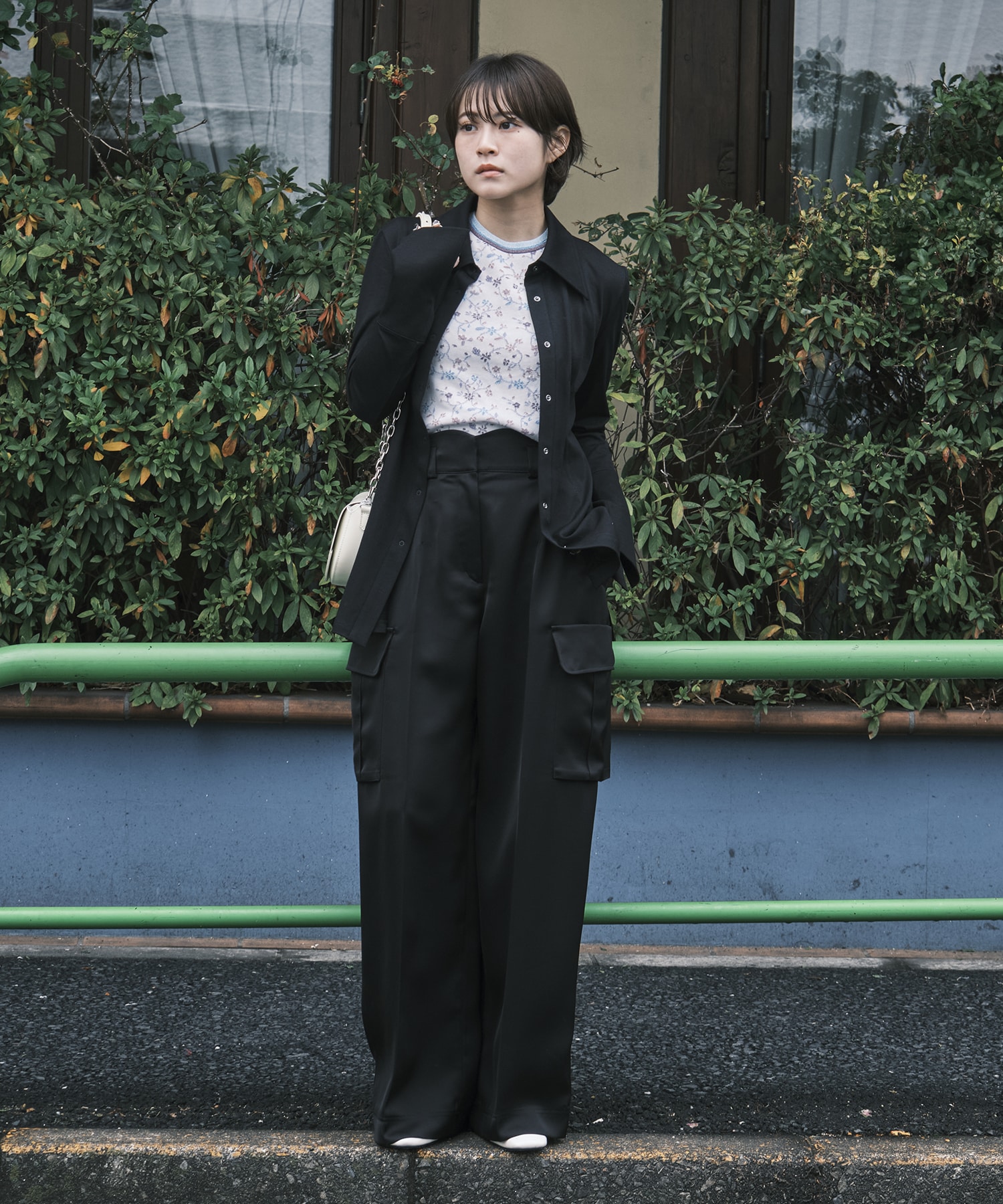 Cotton Jersey Shirt Mame Kurogouchi