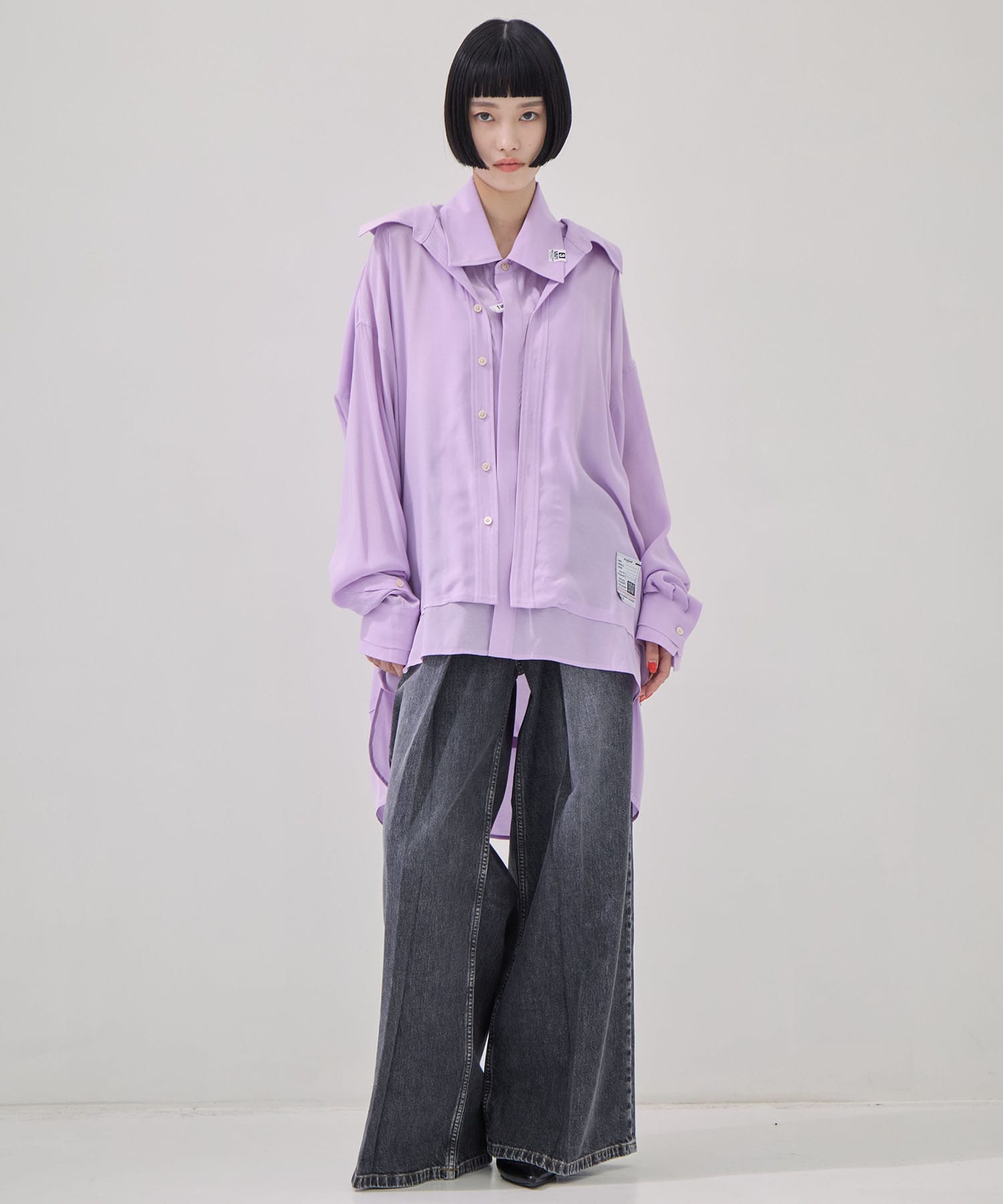 DOUBLE LAYERED SHIRTS Maison MIHARA YASUHIRO