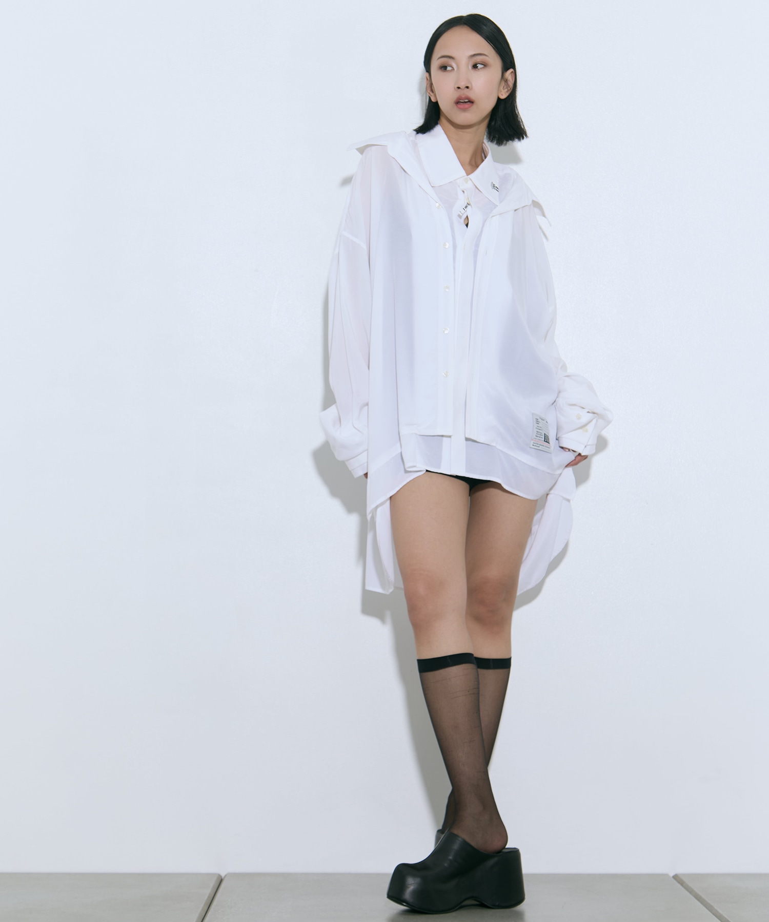 DOUBLE LAYERED SHIRTS Maison MIHARA YASUHIRO