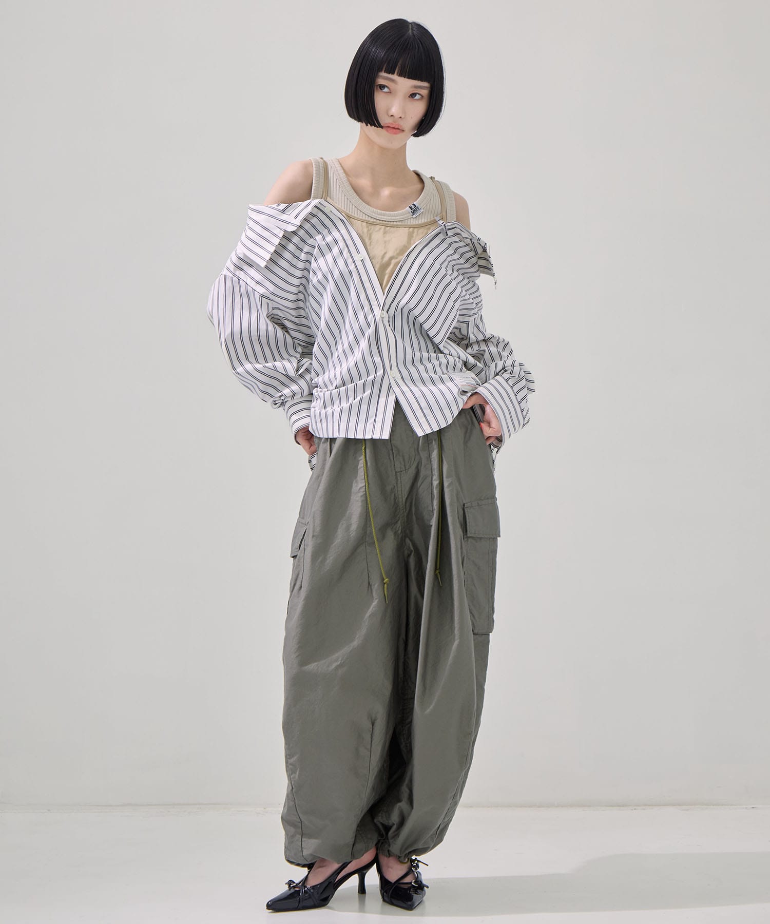 LAYERED STRIPE SHIRTS Maison MIHARA YASUHIRO