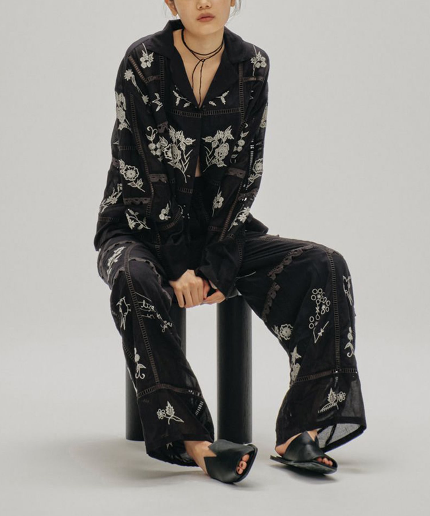 Embroidery Patchwork Shirts TODAYFUL