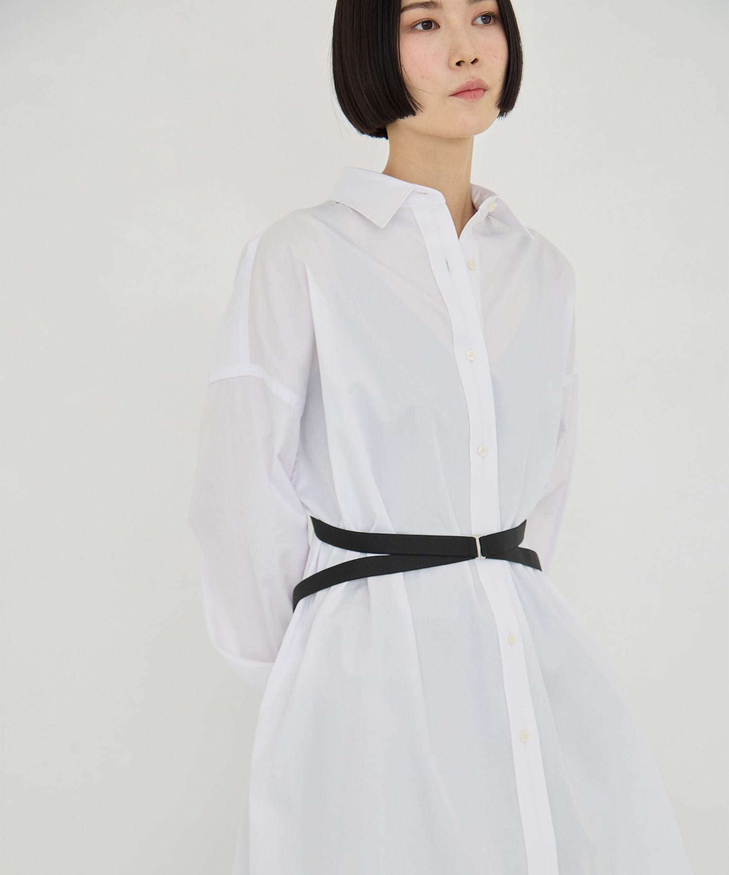 COTTON SATIN OVERSIZED SHIRT JOHN LAWRENCE SULLIVAN