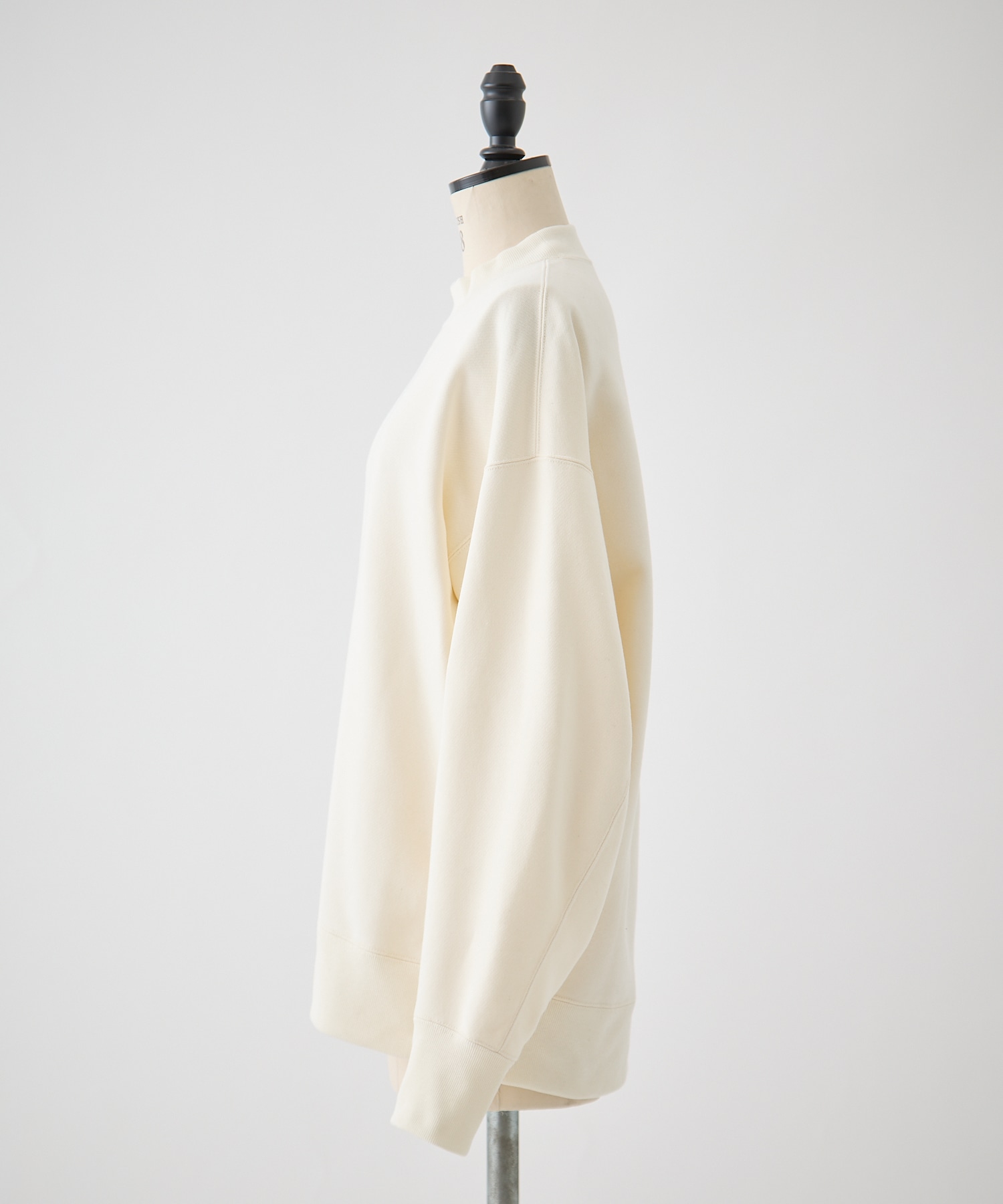Floral Embroidery Oversized Sweat Top Mame Kurogouchi