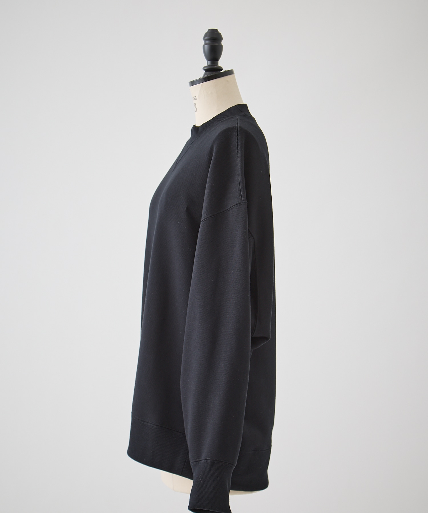 Floral Embroidery Oversized Sweat Top Mame Kurogouchi