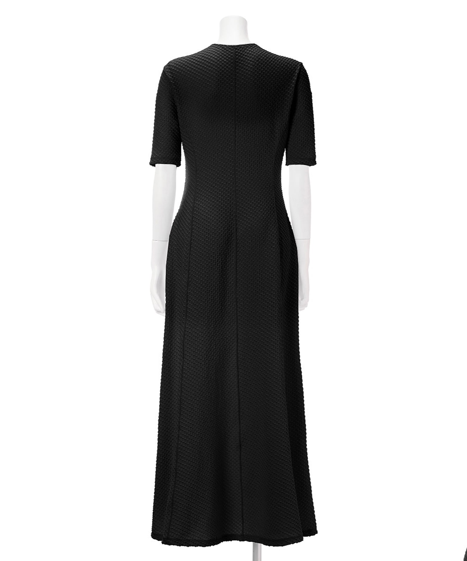 Shirring Jersey Jacquard Dress Mame Kurogouchi