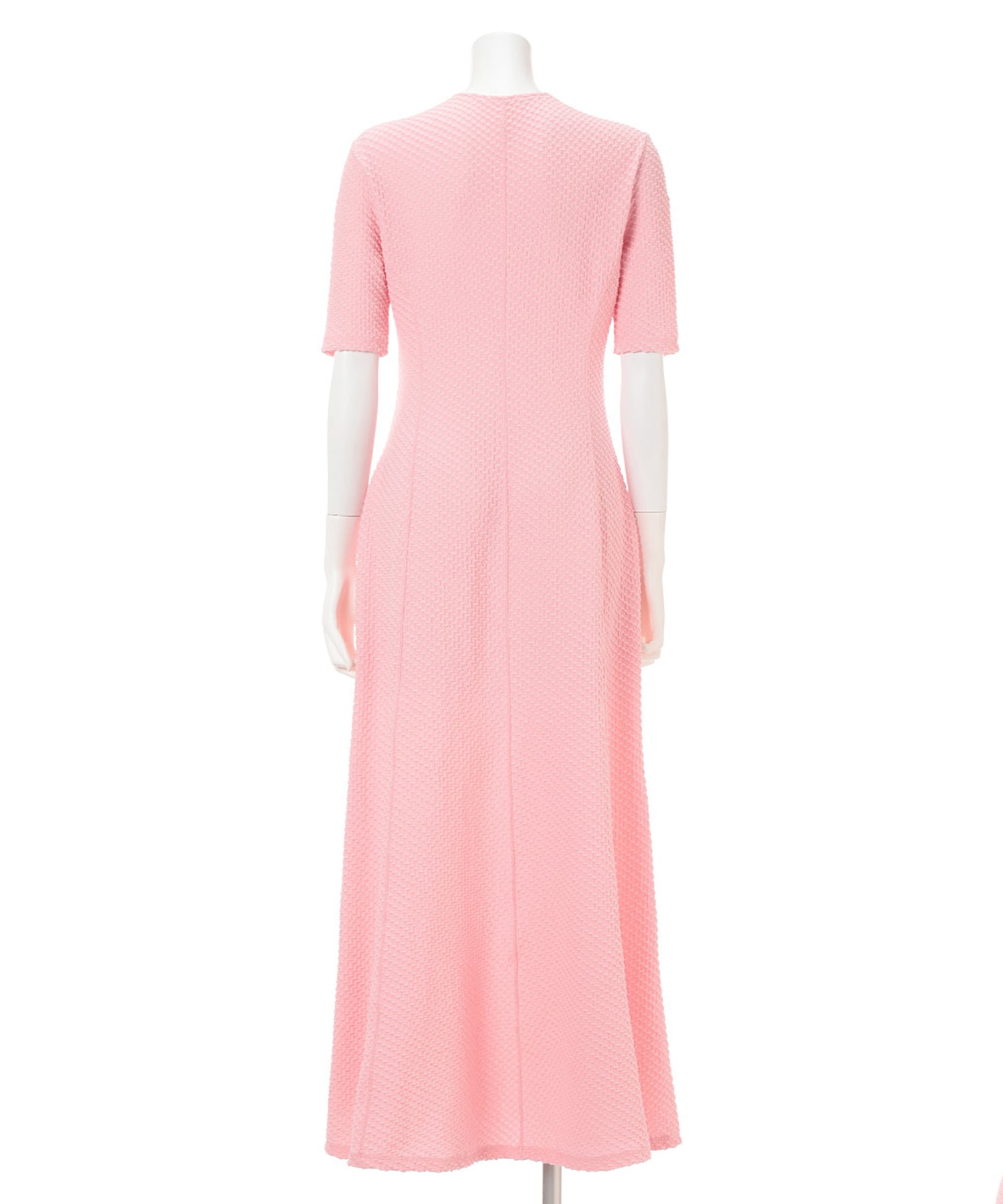 Shirring Jersey Jacquard Dress Mame Kurogouchi