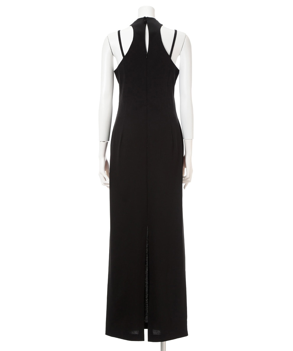 Cotton Jersey Halter Neck Dress Mame Kurogouchi