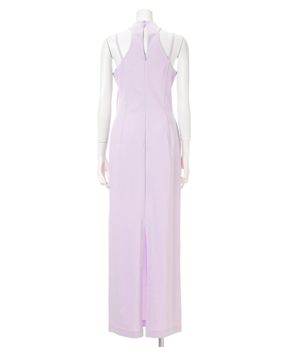 Cotton Jersey Halter Neck Dress Mame Kurogouchi