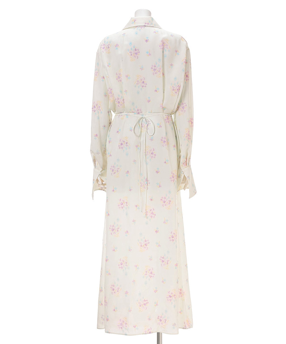 Floral Motif Printed Dress Mame Kurogouchi