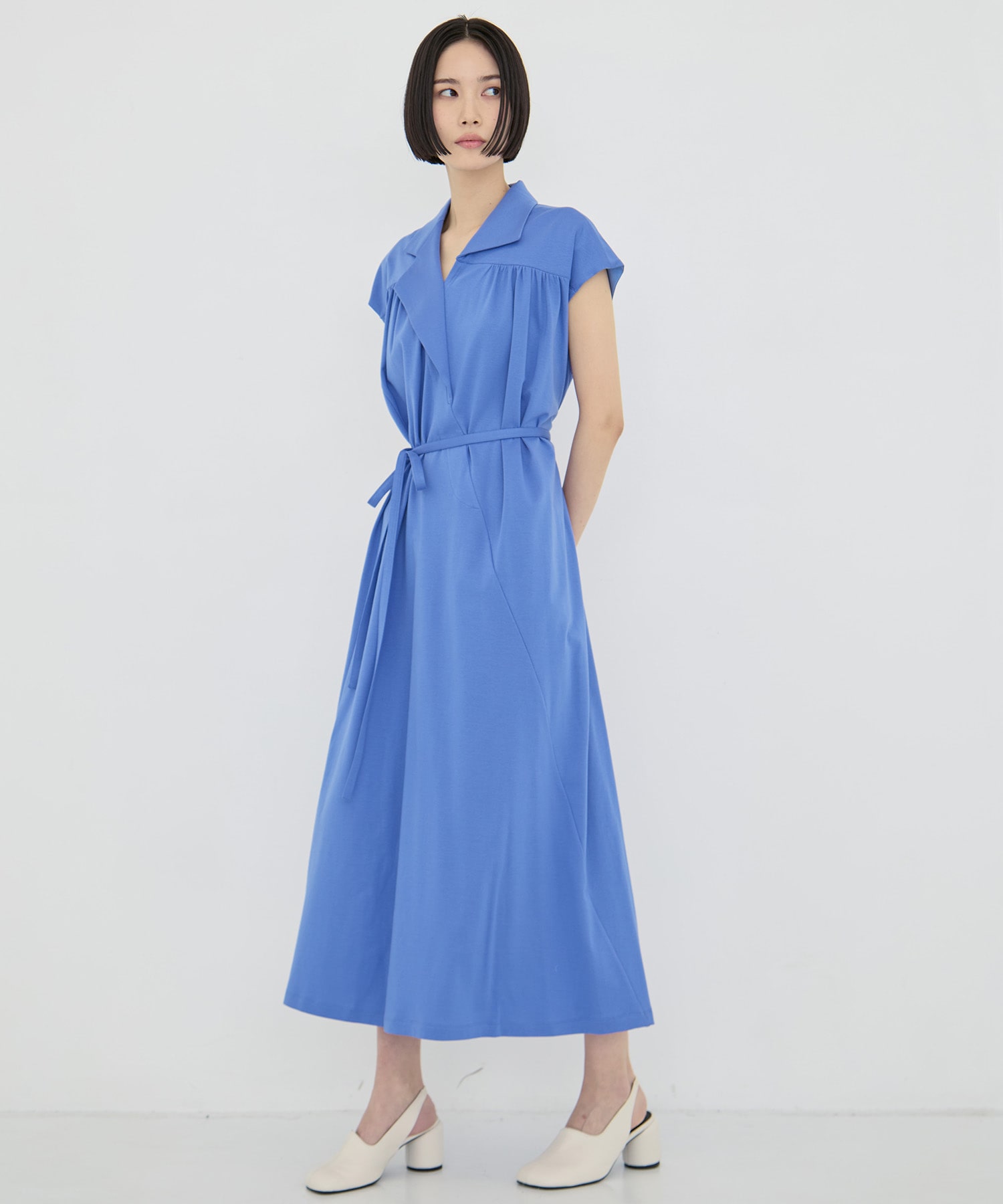 Sliva combi tex jersey dress AKIRANAKA