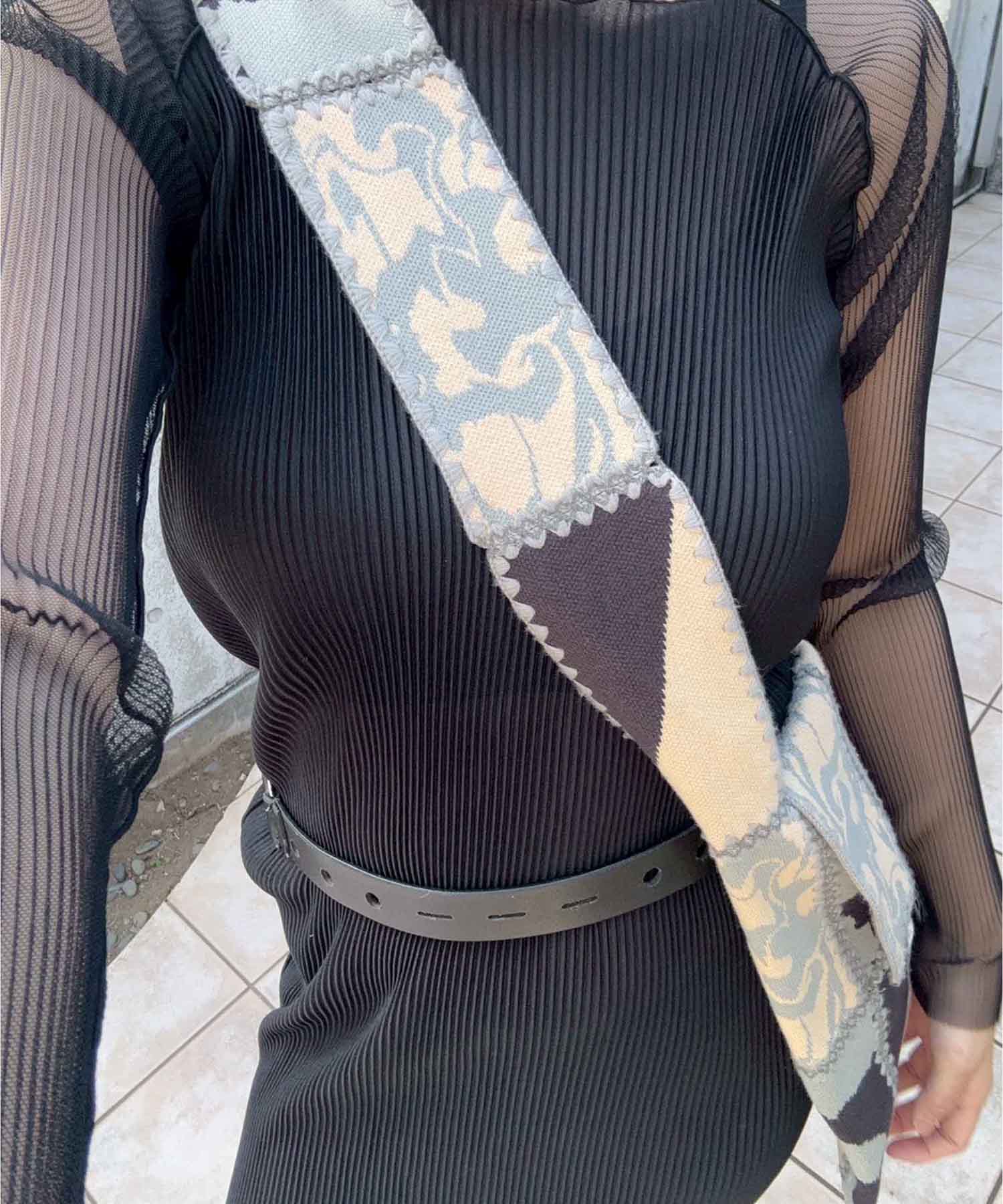 SHEER RAGLAN DRESS kotohayokozawa