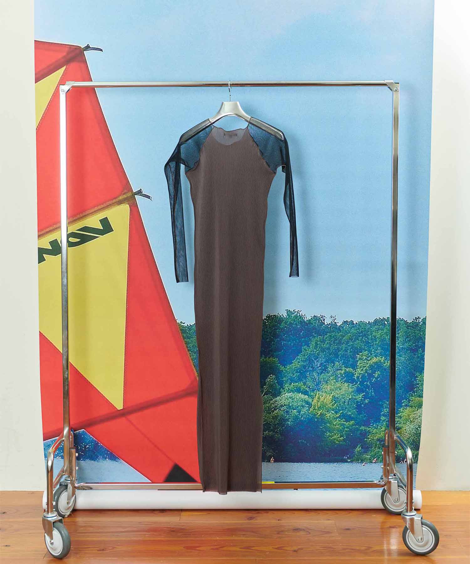 SHEER RAGLAN DRESS kotohayokozawa