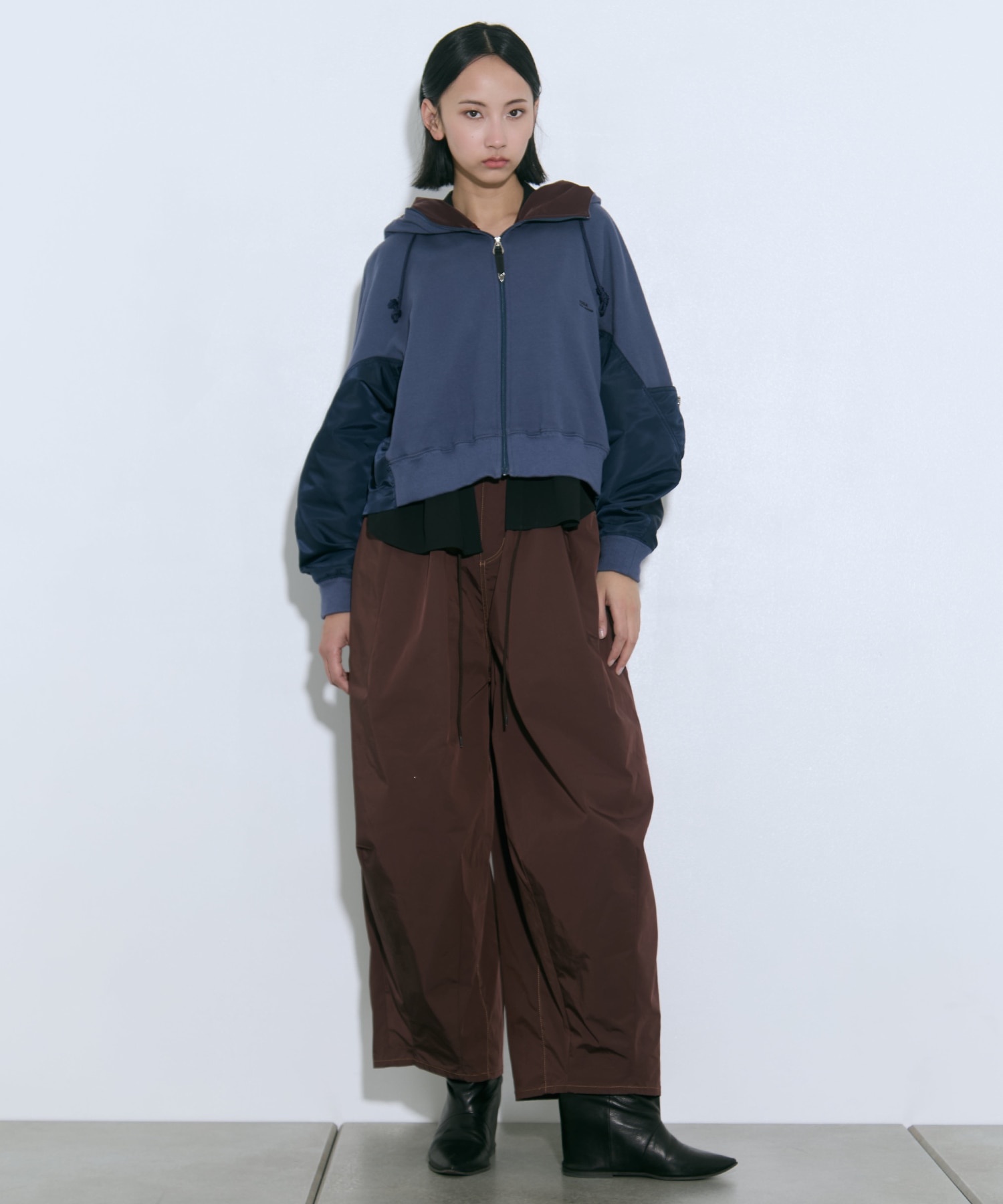 Cotton nylon hoodie TOGA