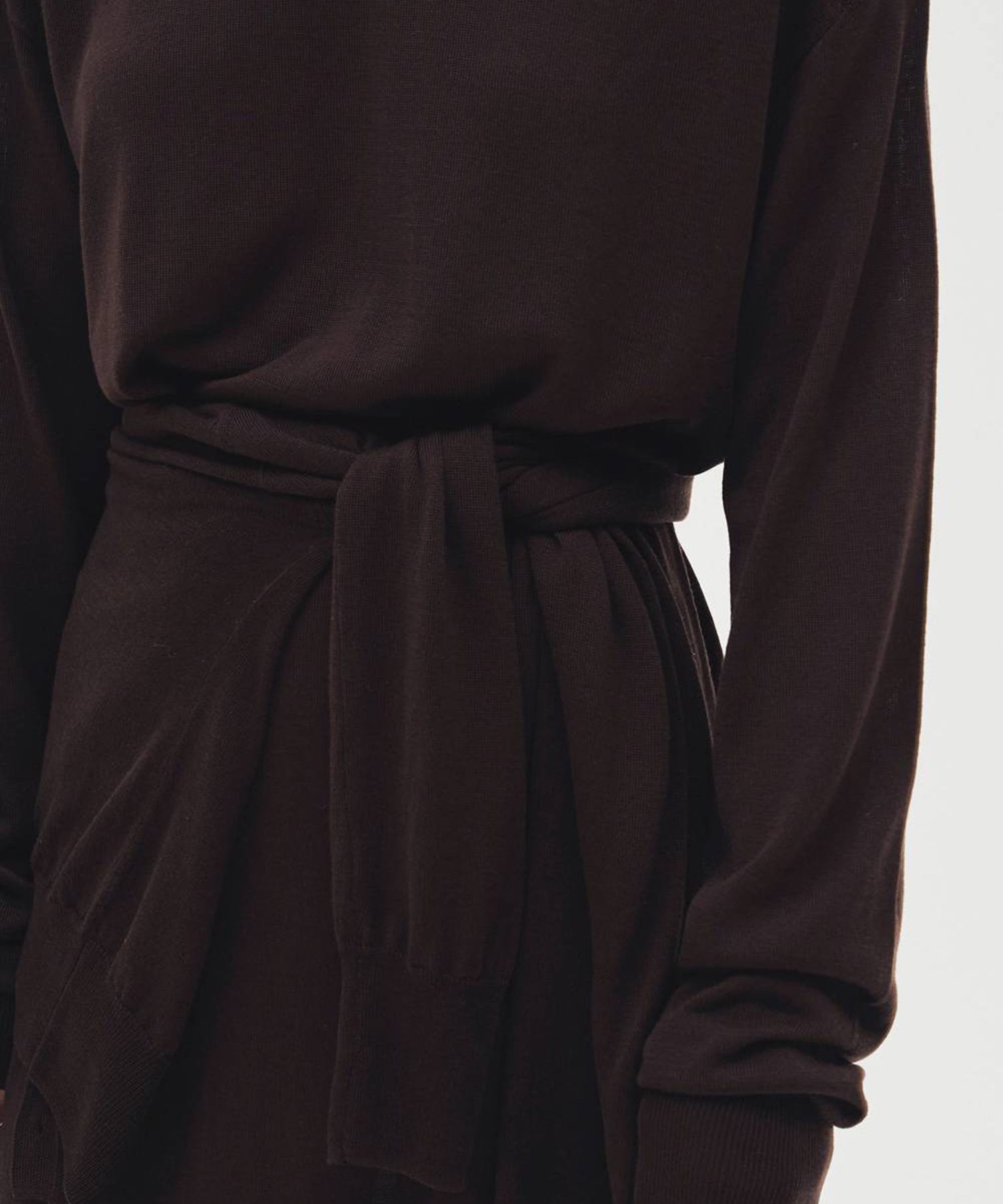 Tencelwool Highneck Knit TODAYFUL