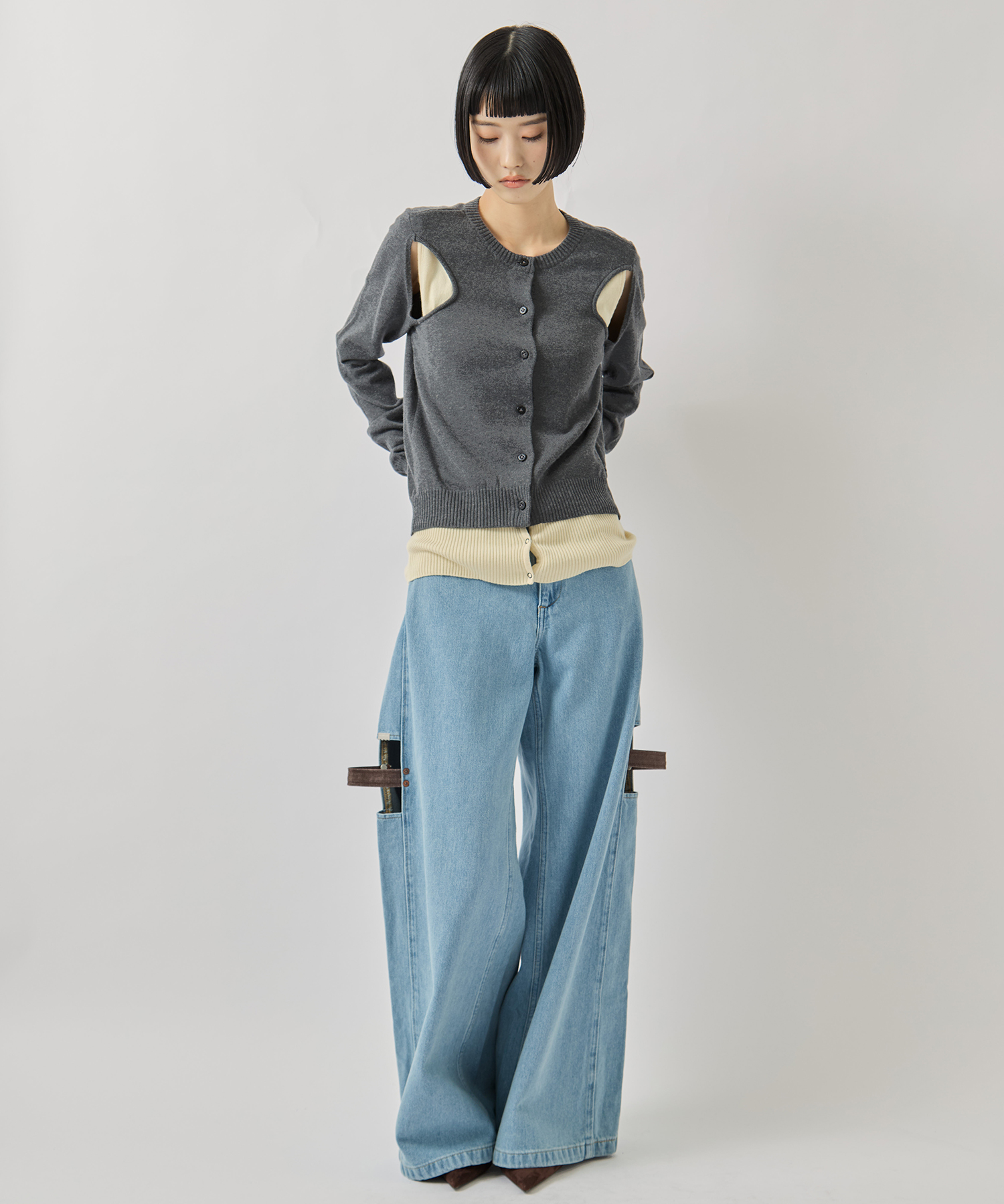 SAP-FK02-1001【肩開きニットカーディガン】 AKANE UTSUNOMIYA