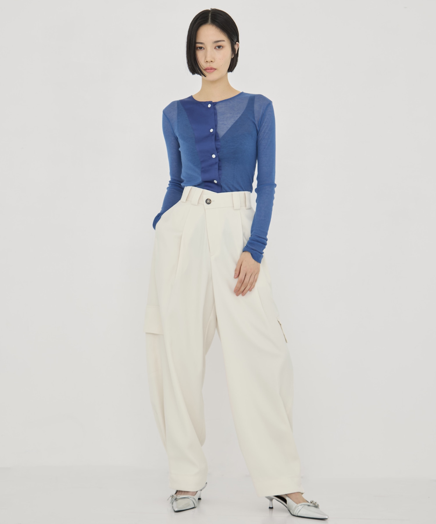 Barrel Leg Cargo Trousers STUDIOUS