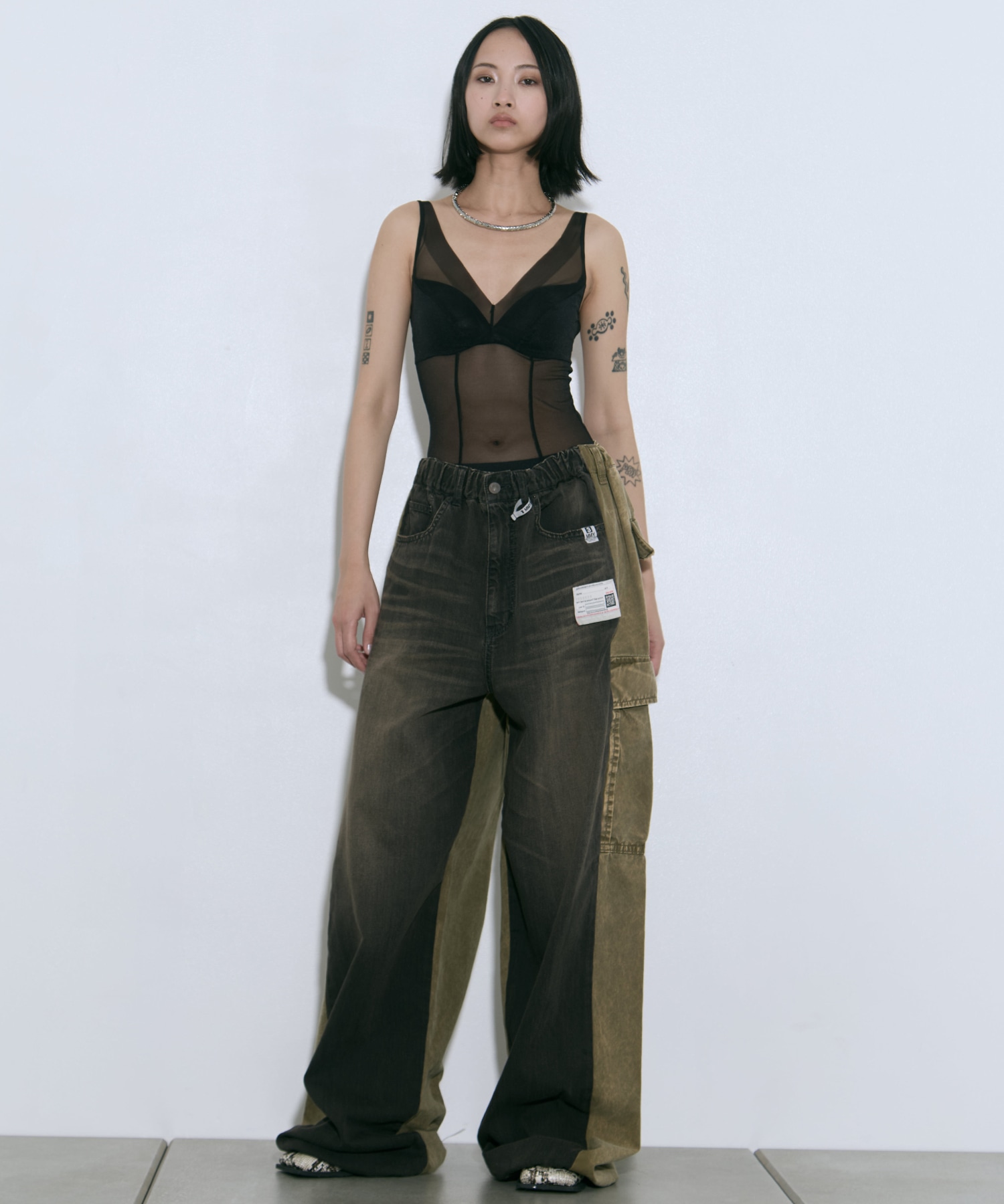 COMBINED DENIM×CARGO PANTS Maison MIHARA YASUHIRO