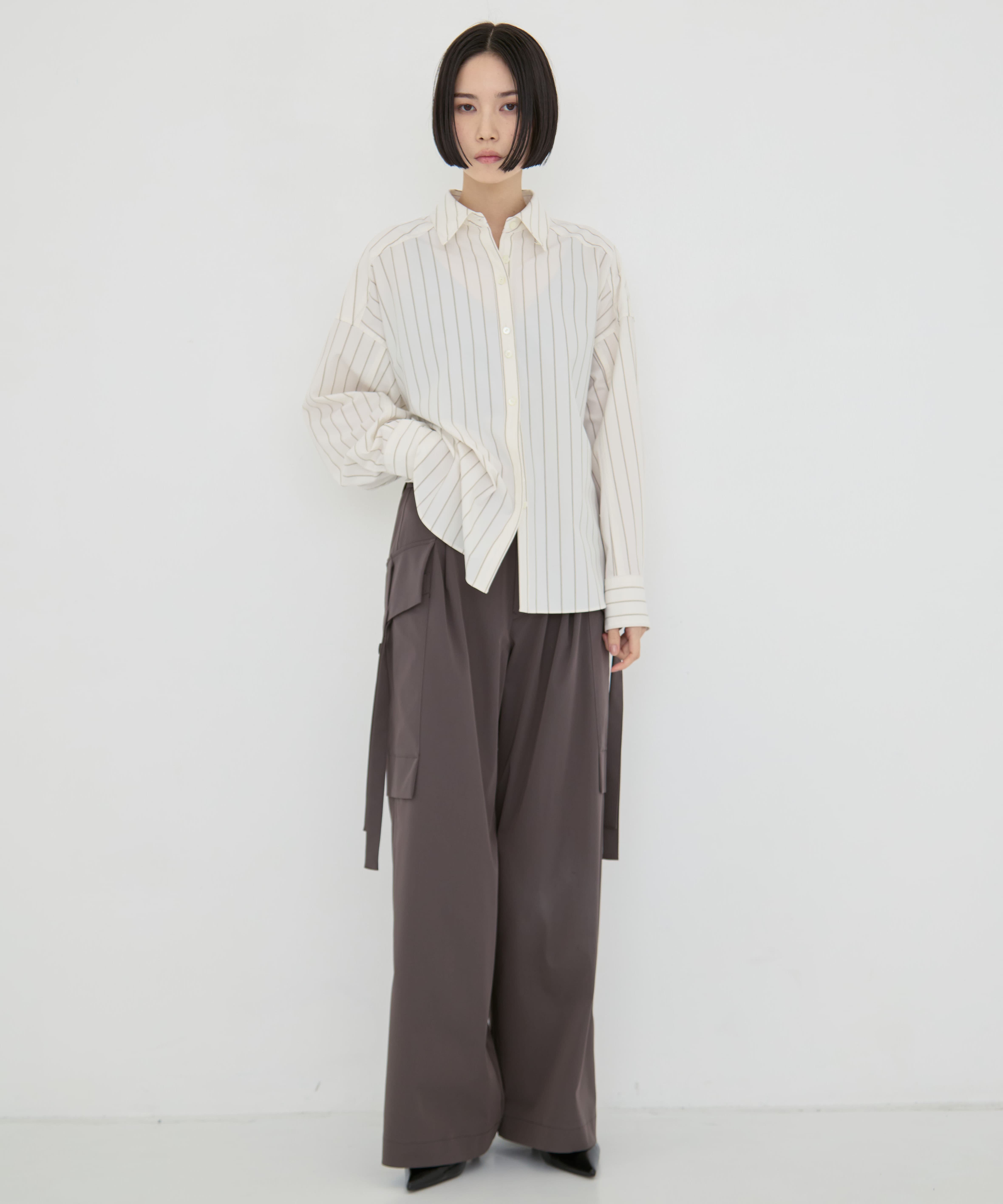 別注Wide-Leg Flap Pocket Pants UJOH