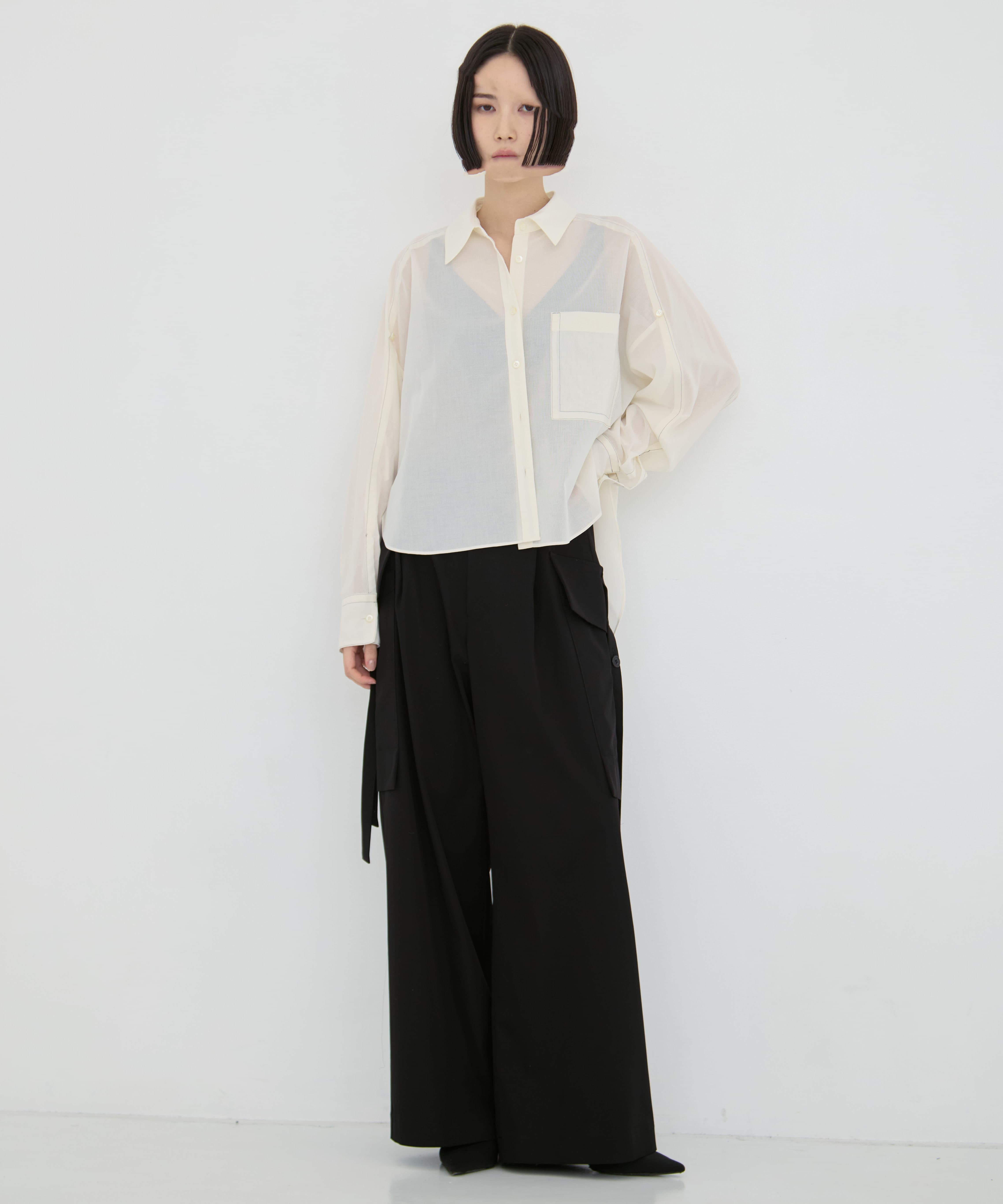 別注Wide-Leg Flap Pocket Pants UJOH
