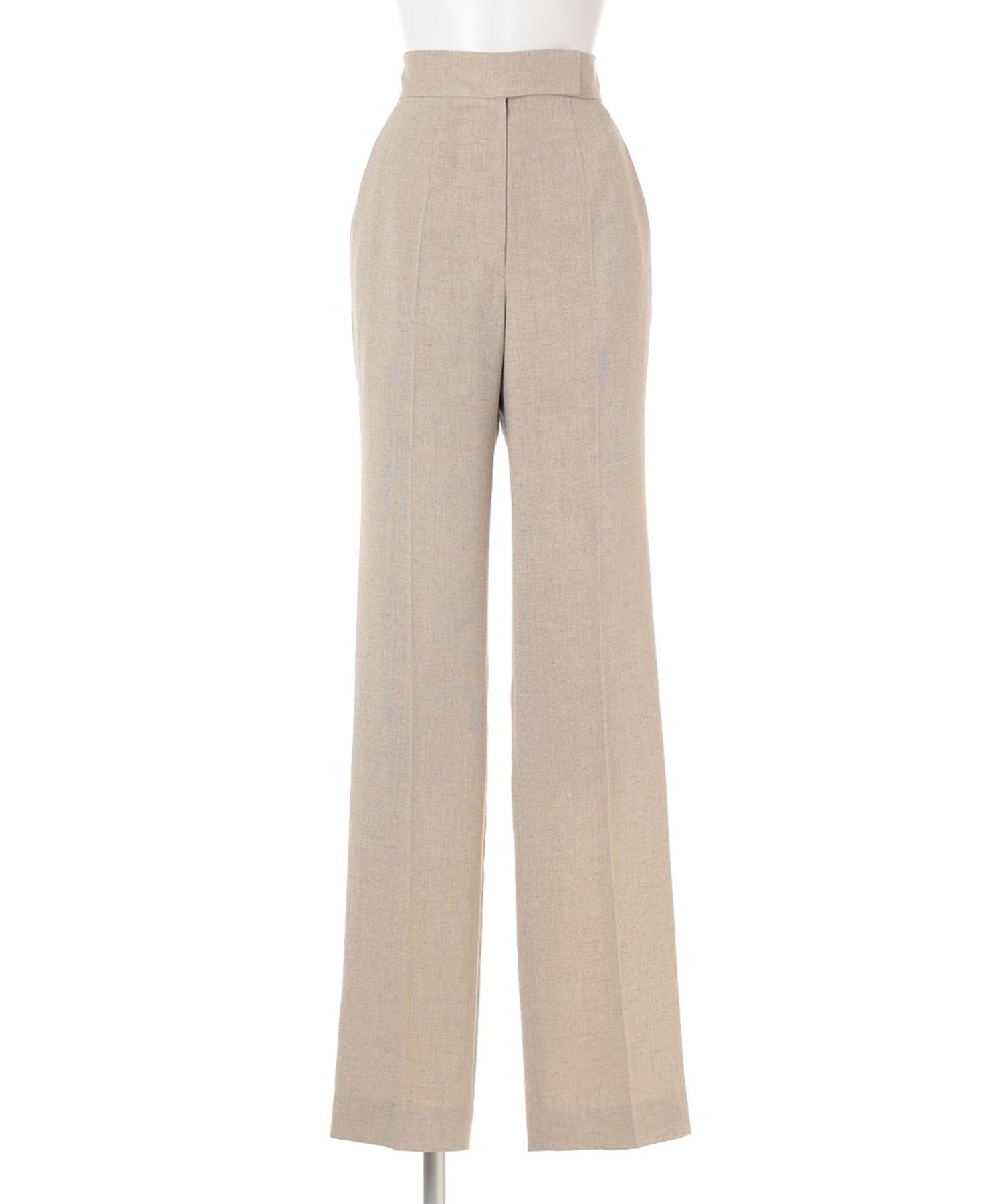 Triacetate Polyester Tapered Trousers Mame Kurogouchi