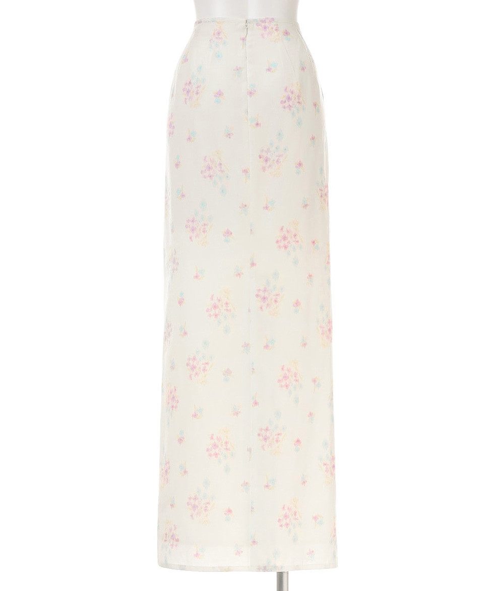 Floral Motif Printed Skirt Mame Kurogouchi