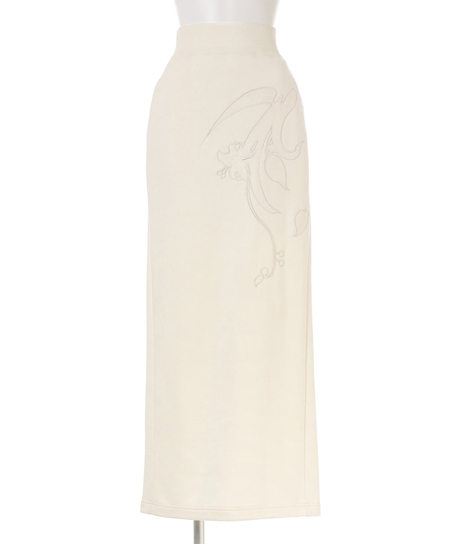 Floral Embroidery Sweat Skirt Mame Kurogouchi