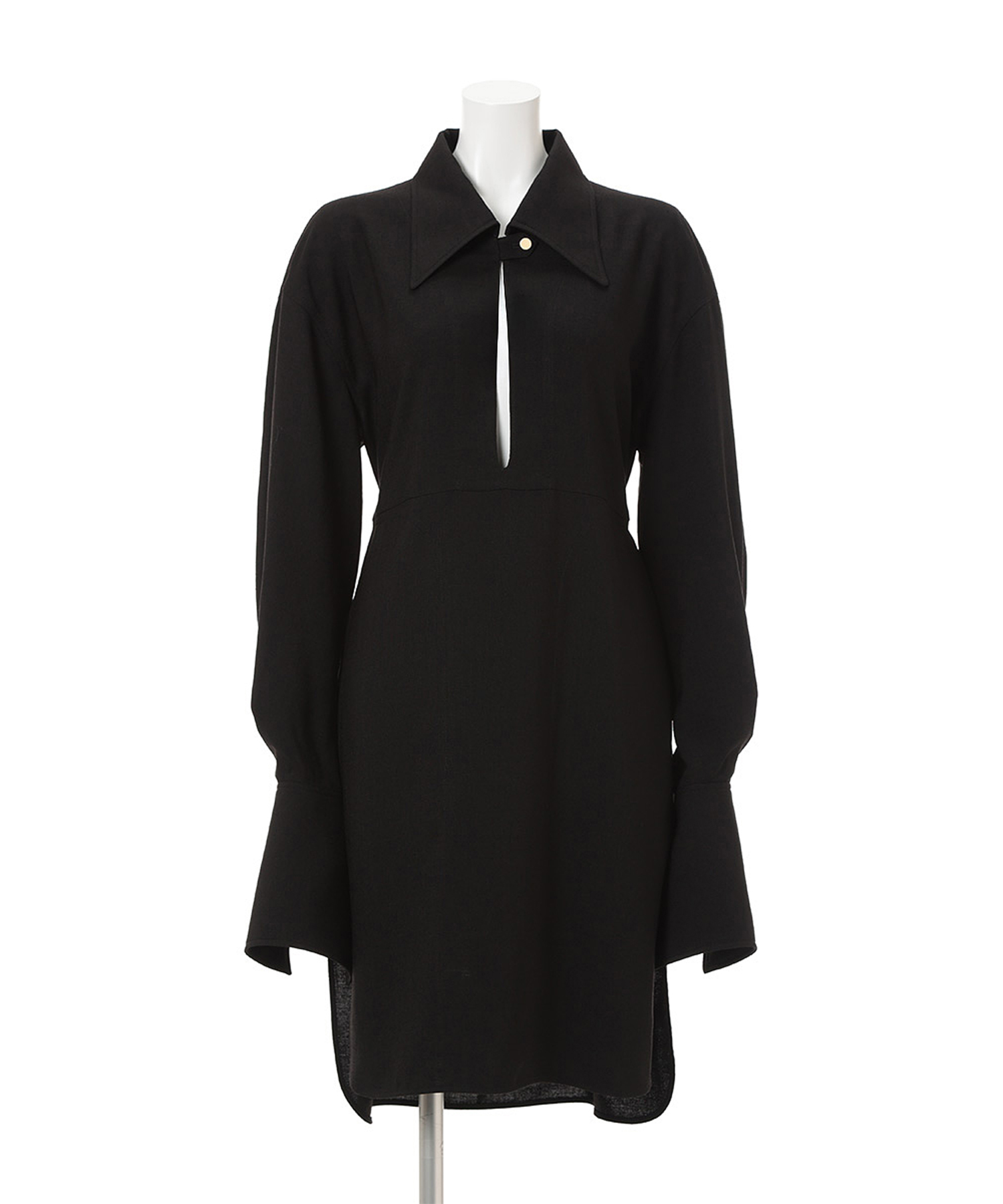 Triacetate Polyester Tunic Mame Kurogouchi