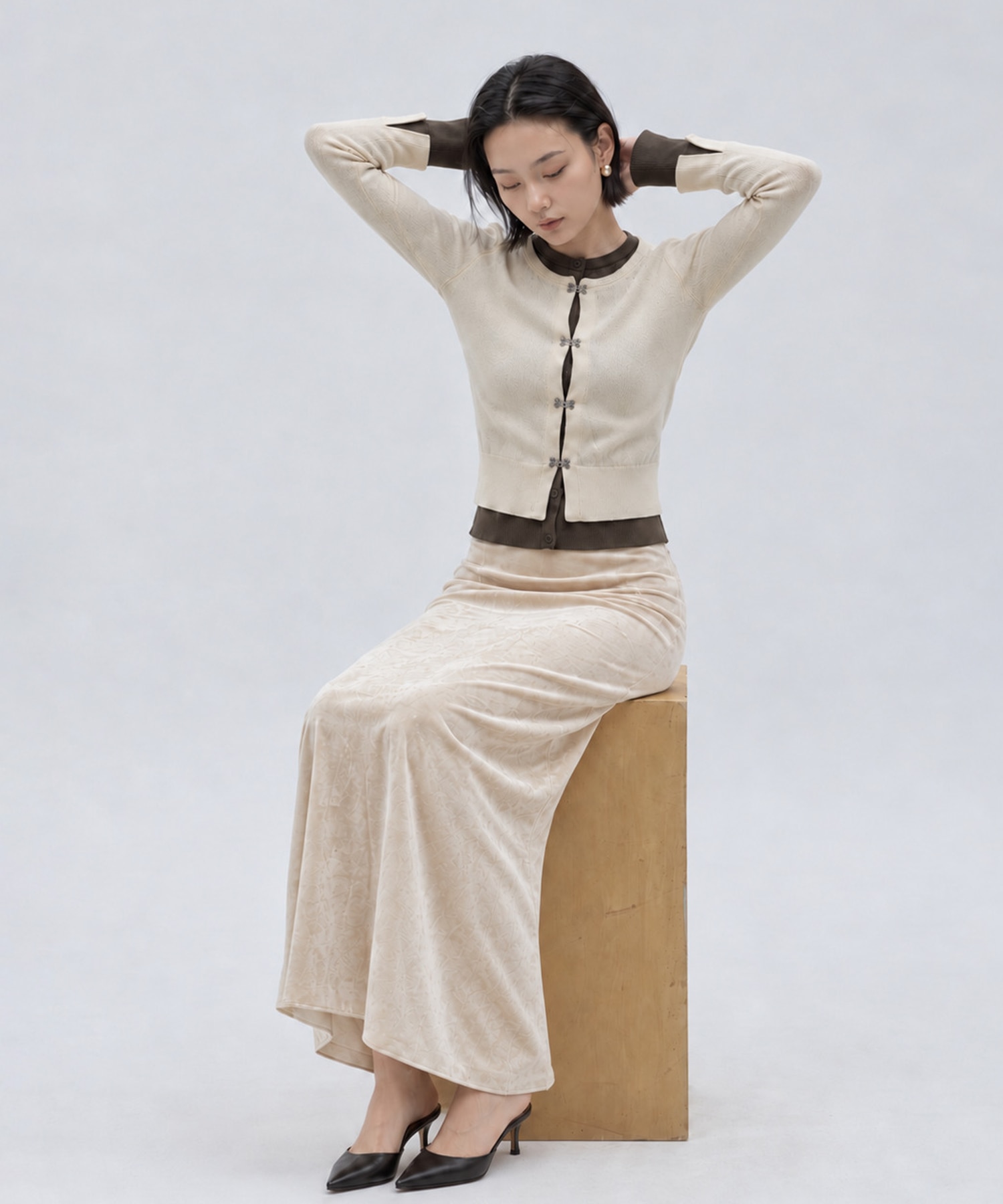 Velour Smooth Skirt STUDIOUS