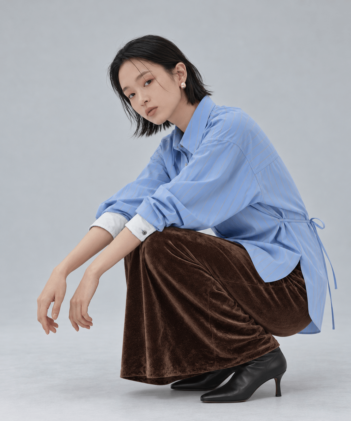 Velour Smooth Skirt STUDIOUS